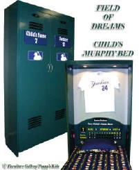 Locker murphy bed twin