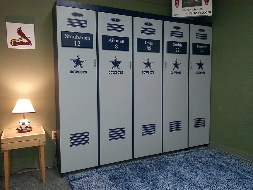 Dallas Cowboys Locker Murphy Bed