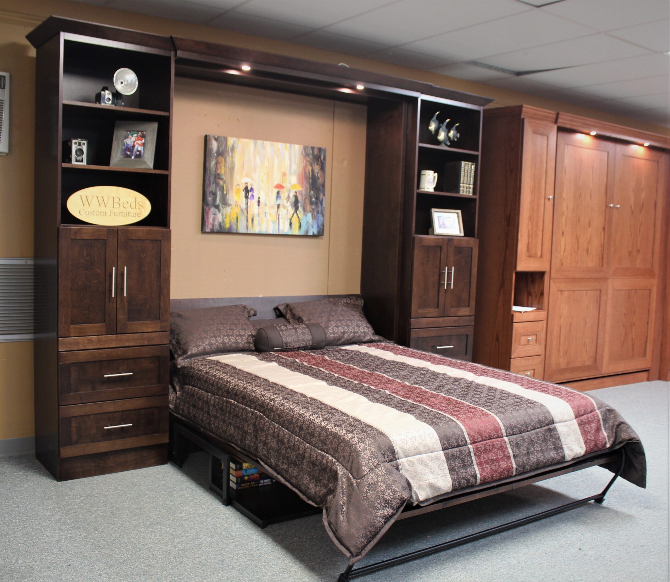 Murphy bed open