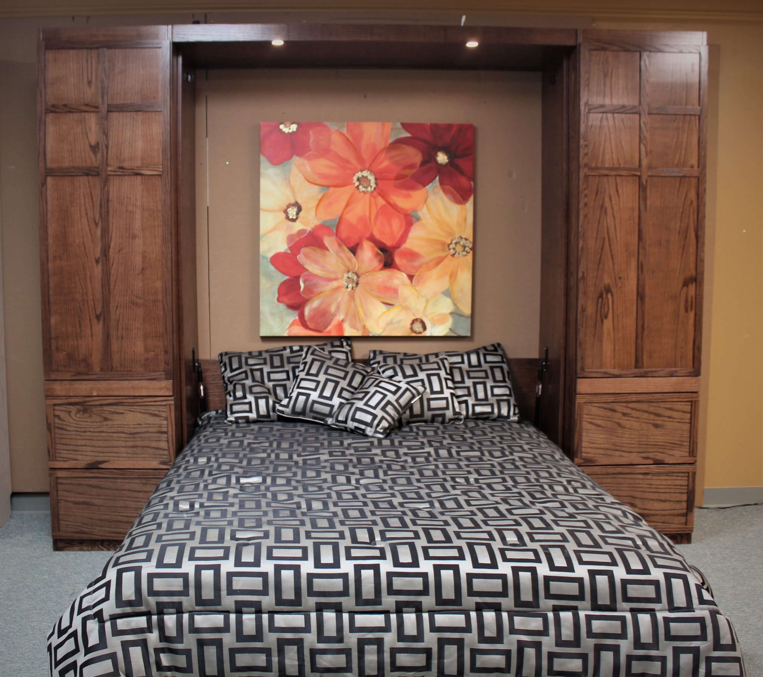 Frank Lloyd Wright Inspired Murphy Closed