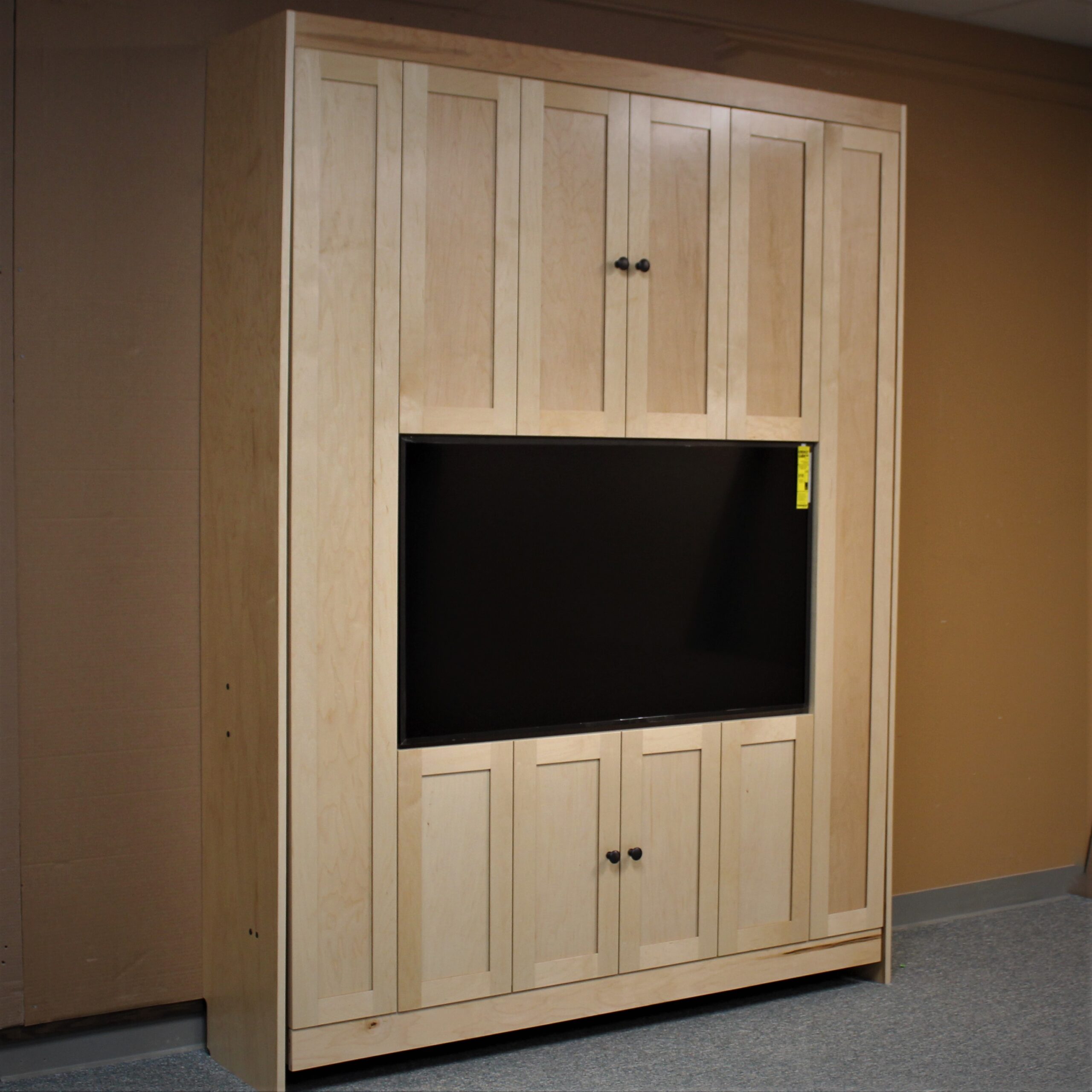 Murphy bed with TV