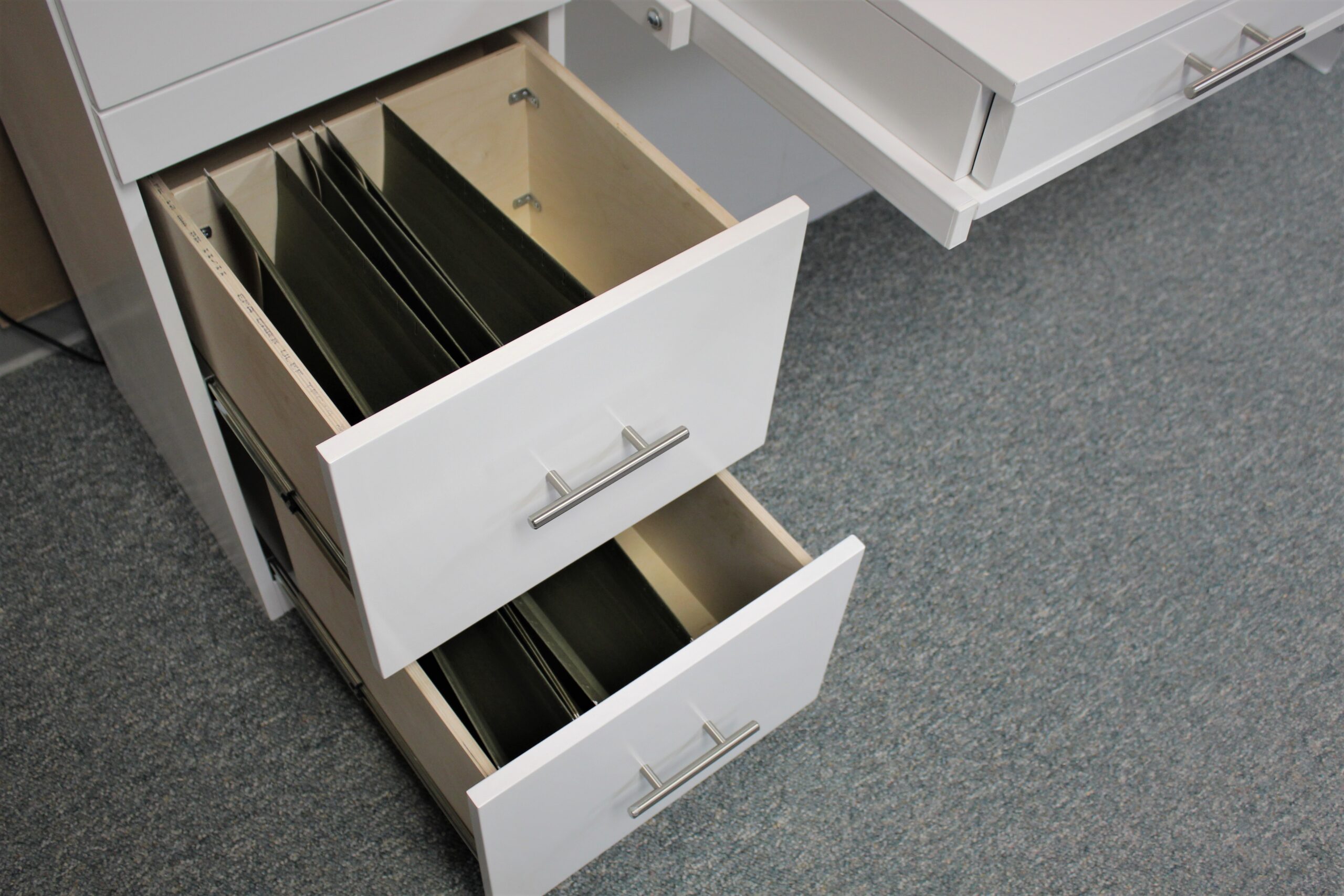 White Alpine File Drawers