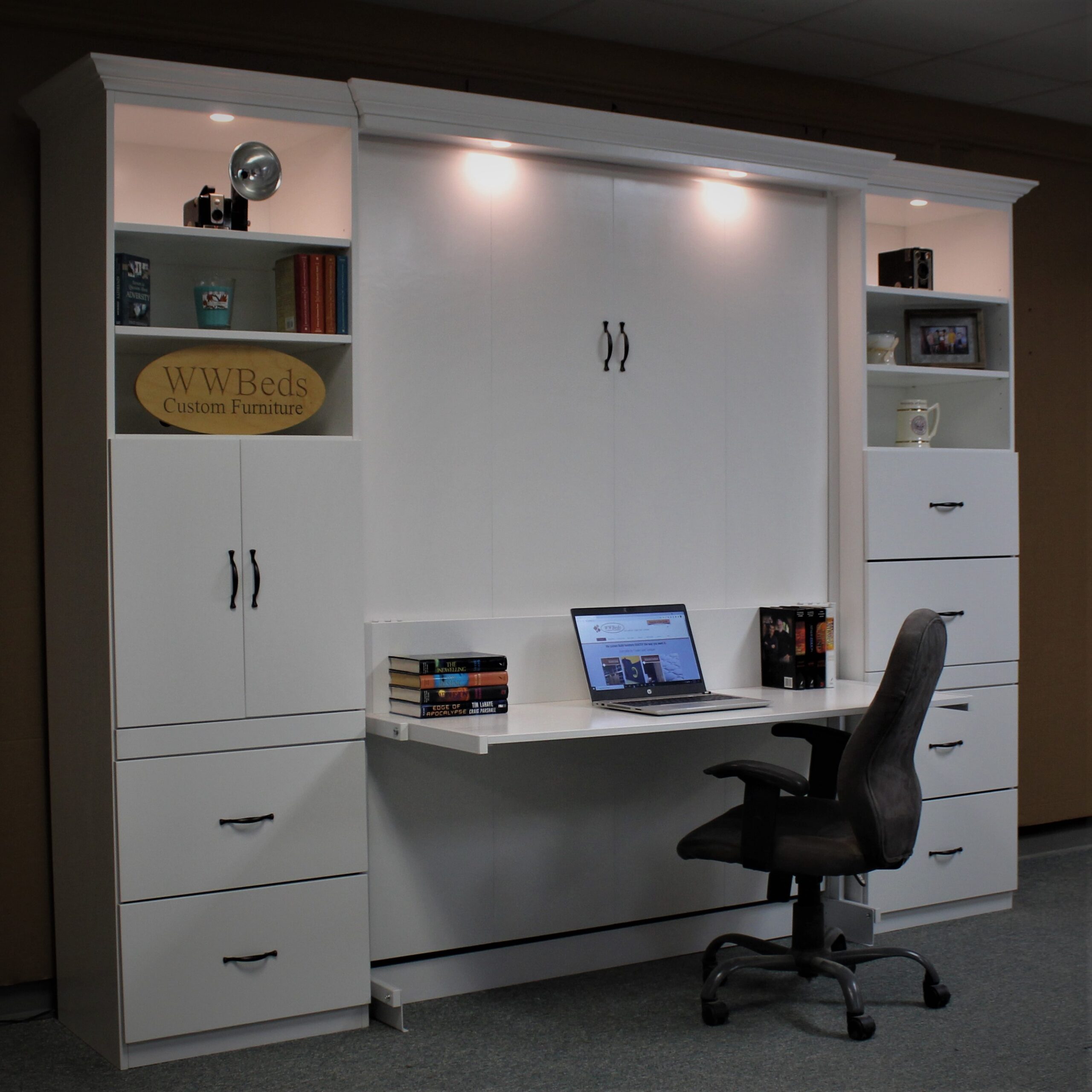 White Alpine Side View Shown Closed