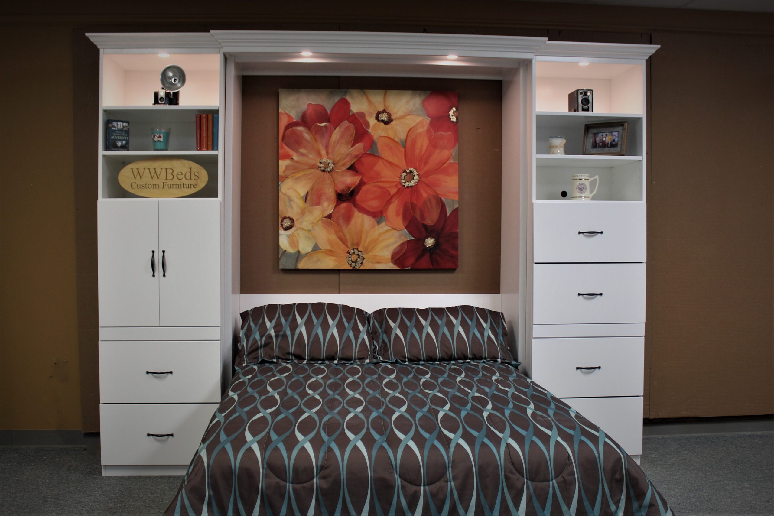 White Alpine Front View Shown Open