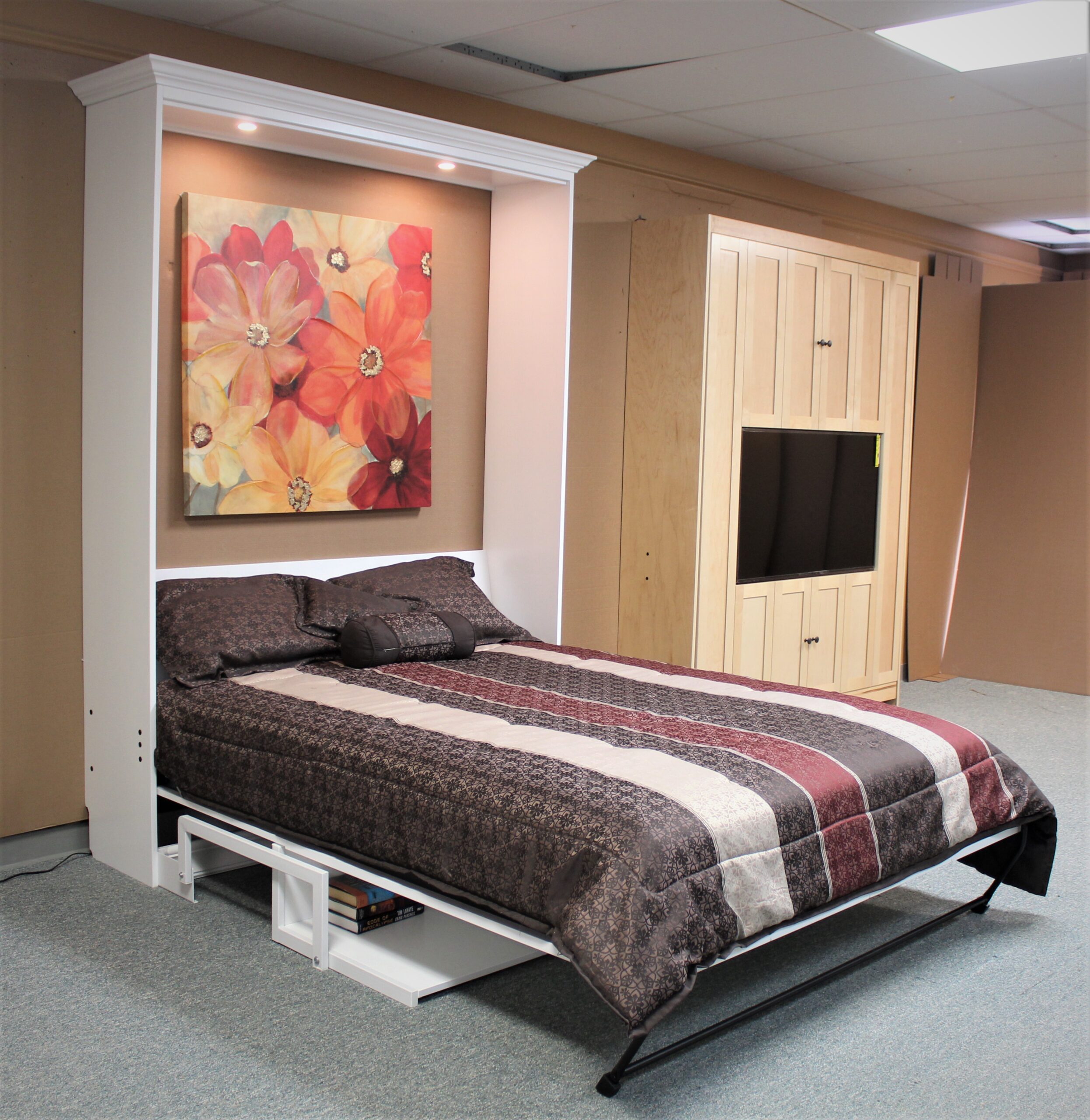 Templeton Murphy bed shown open