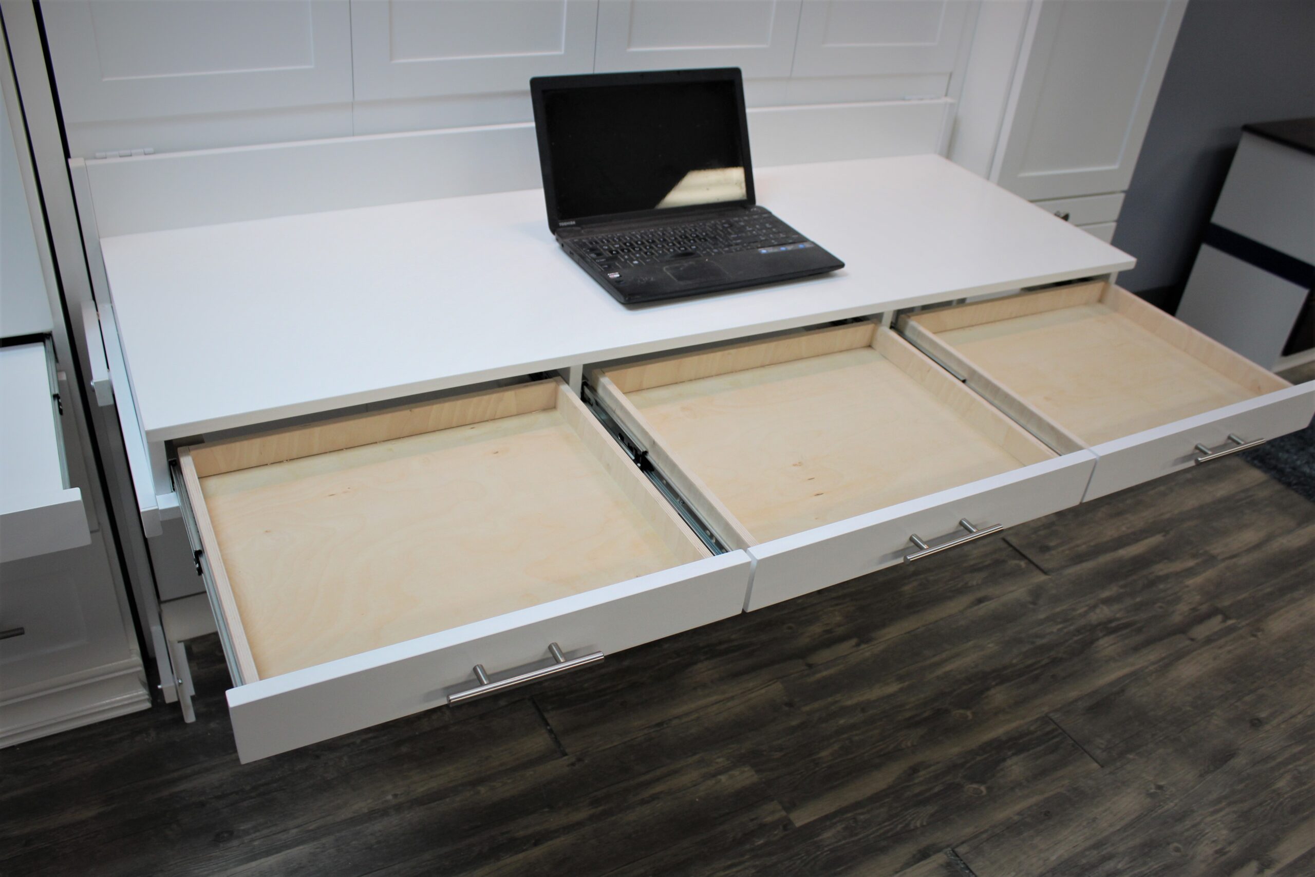 Templeton Murphy bed Desk drawers