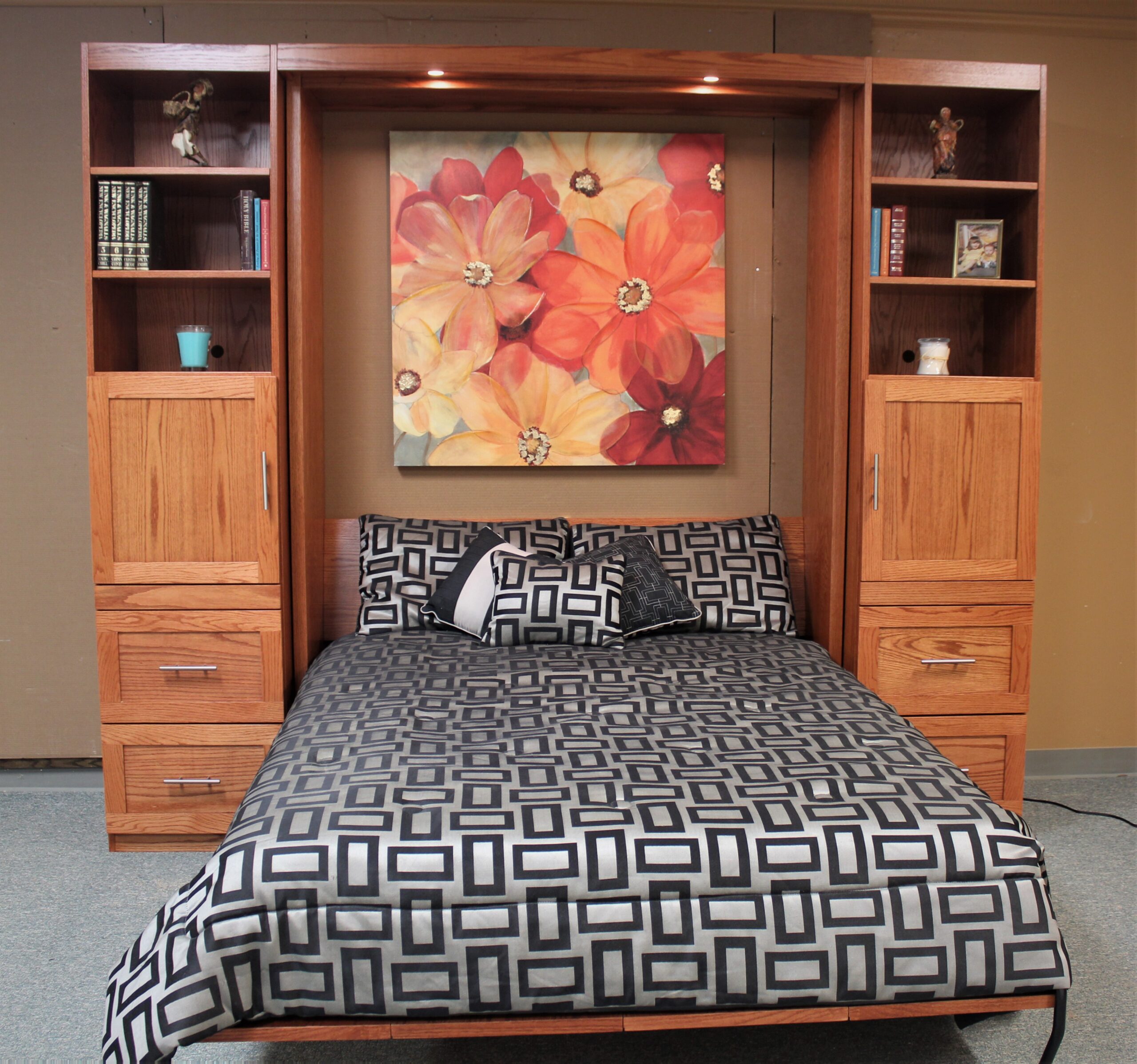Gunstock Templeton Murphy Bed Shown Open