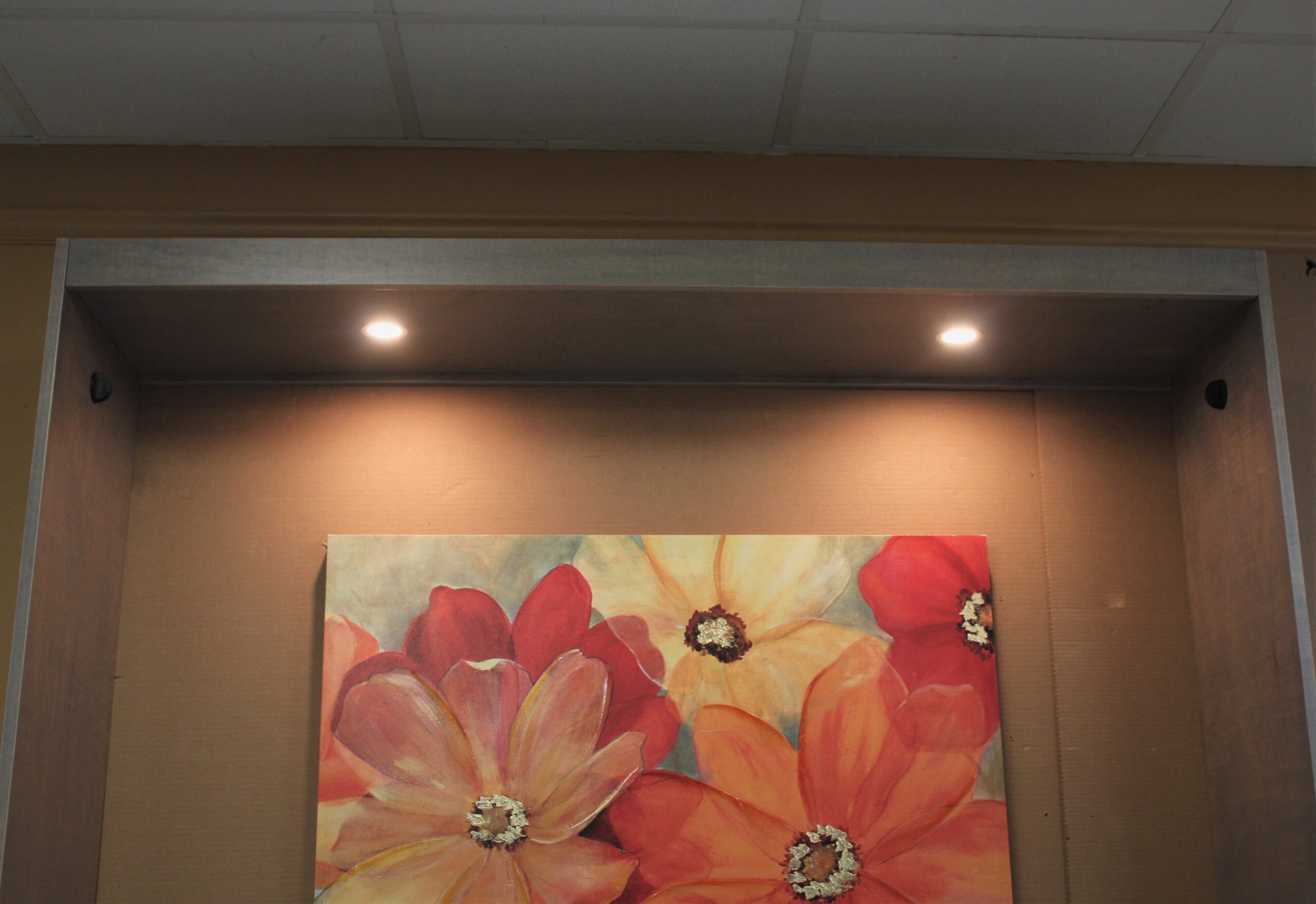 Frank Lloyd Inspired Murphy bed Lights