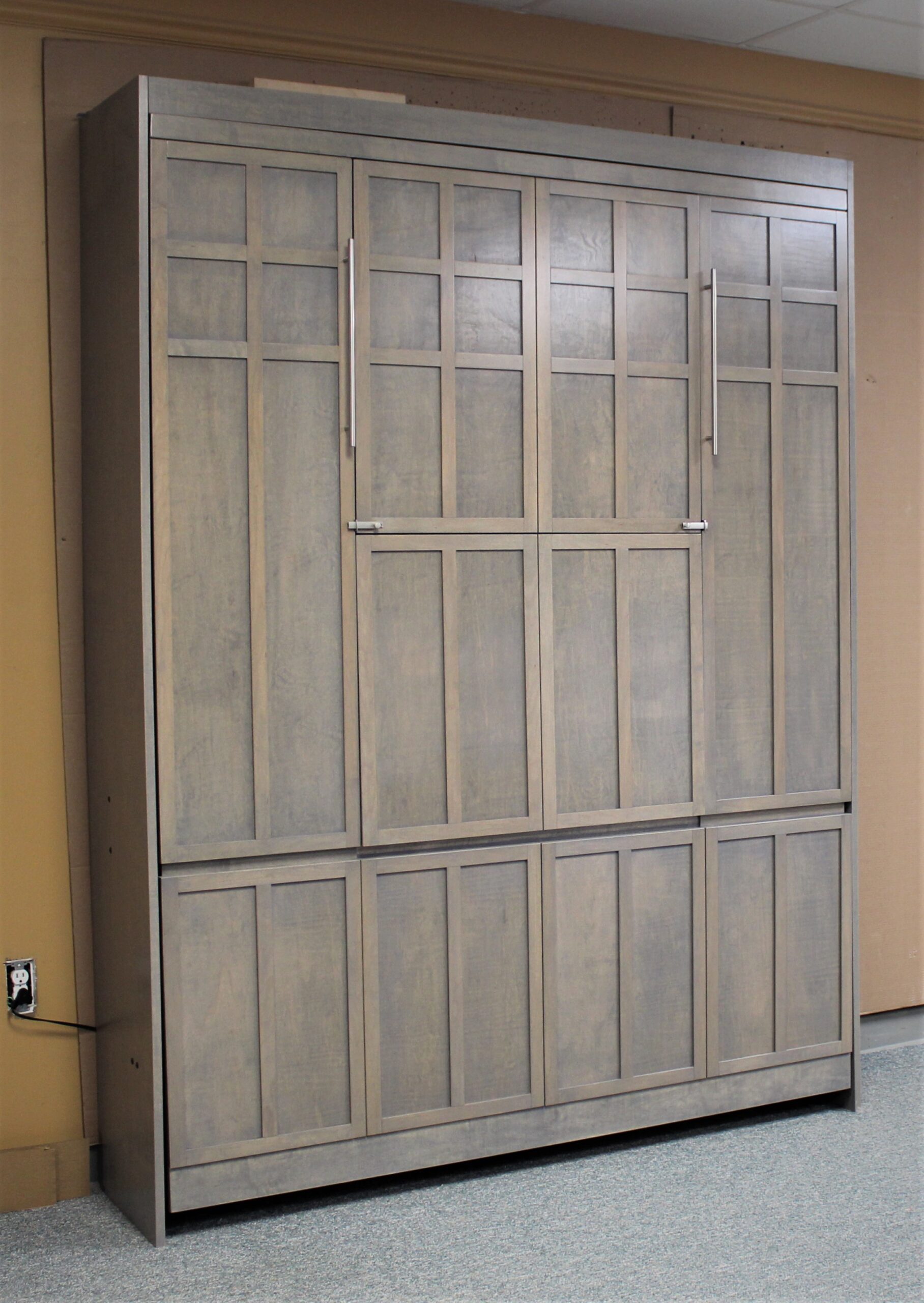 Frank Lloyd Inspired Murphy bed closed