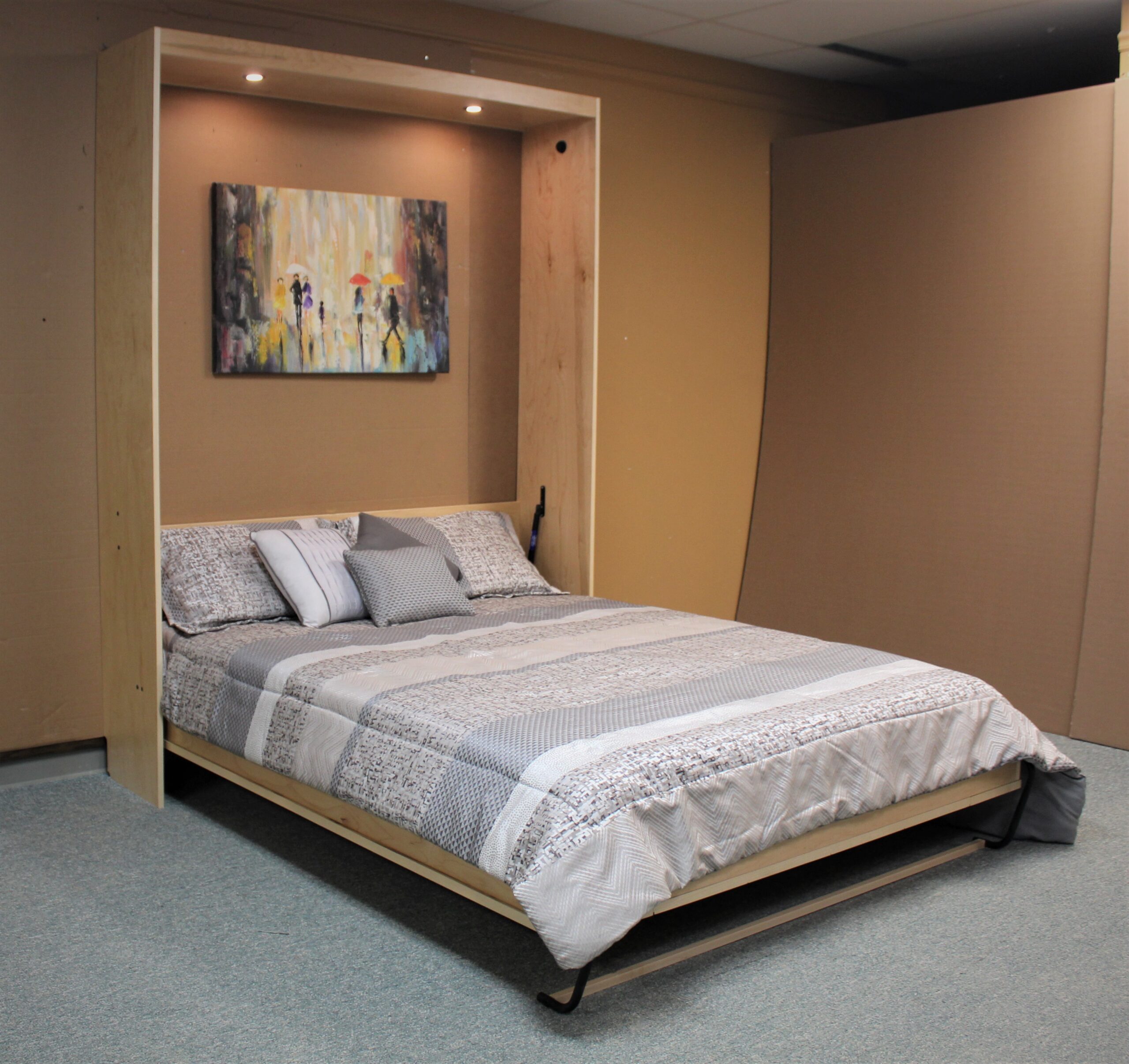 Entertainment Center WallBed shown open