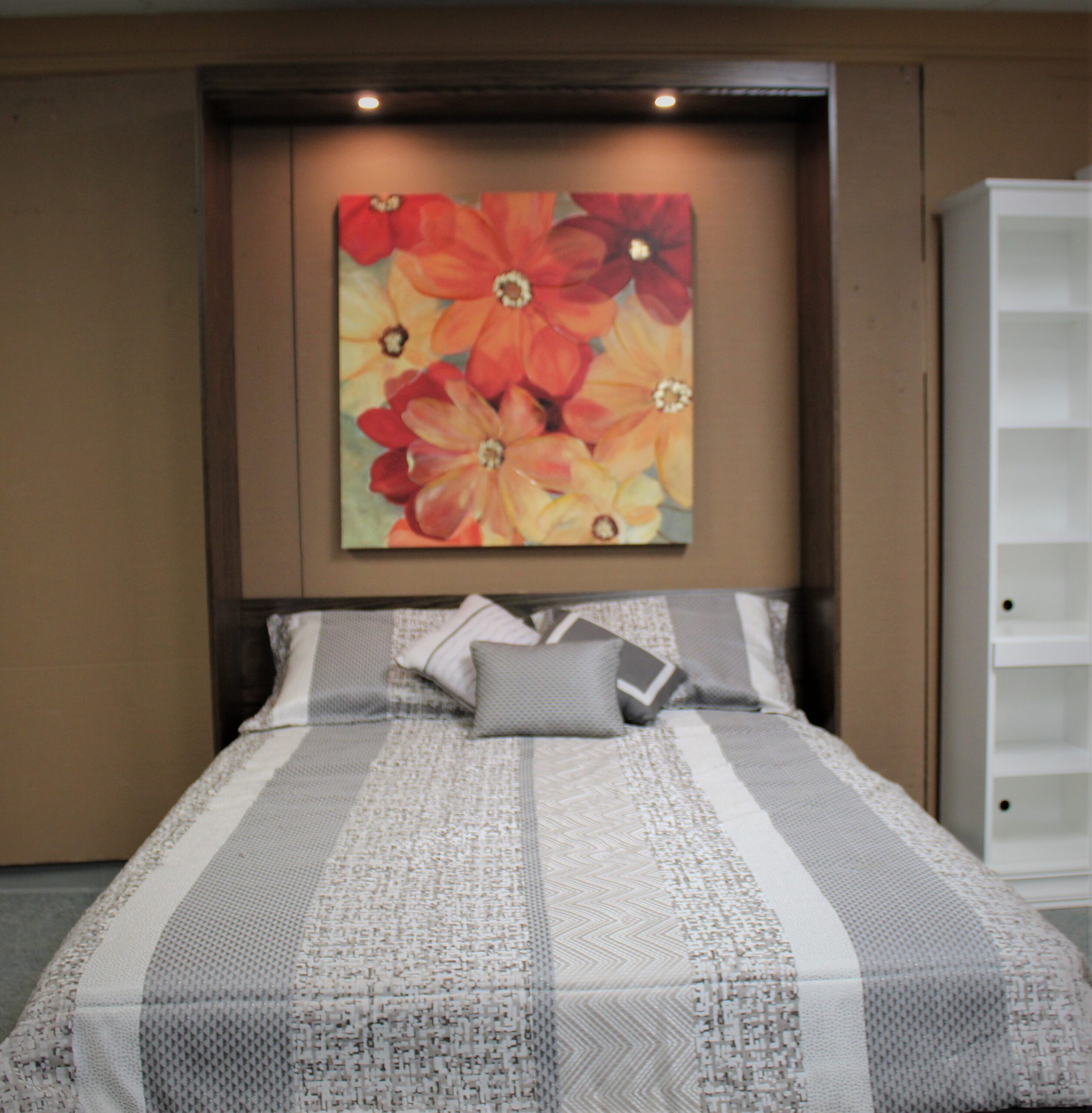 FLW Murphy Bed Front Open