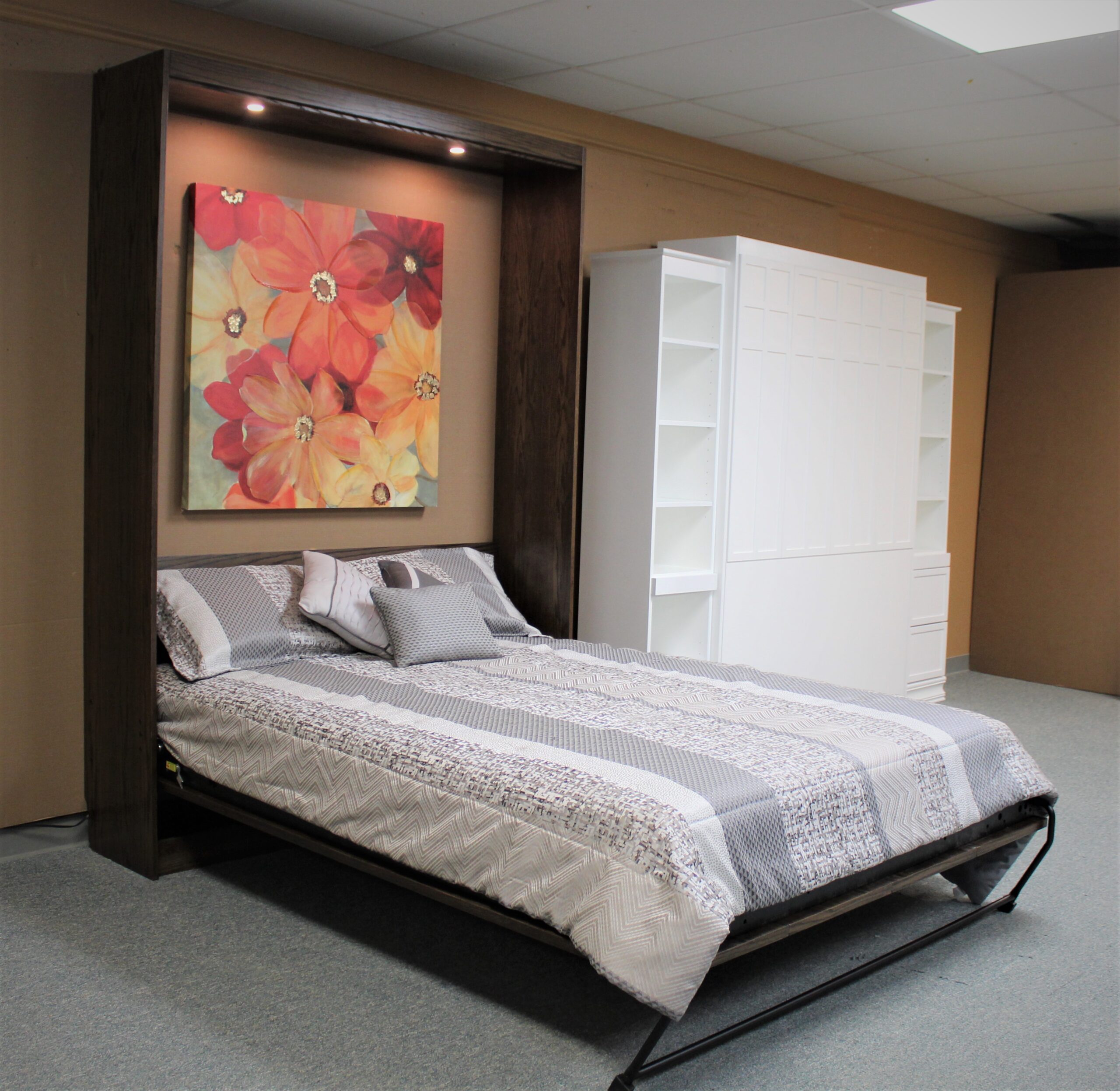 FLW Murphy Bed Side Open