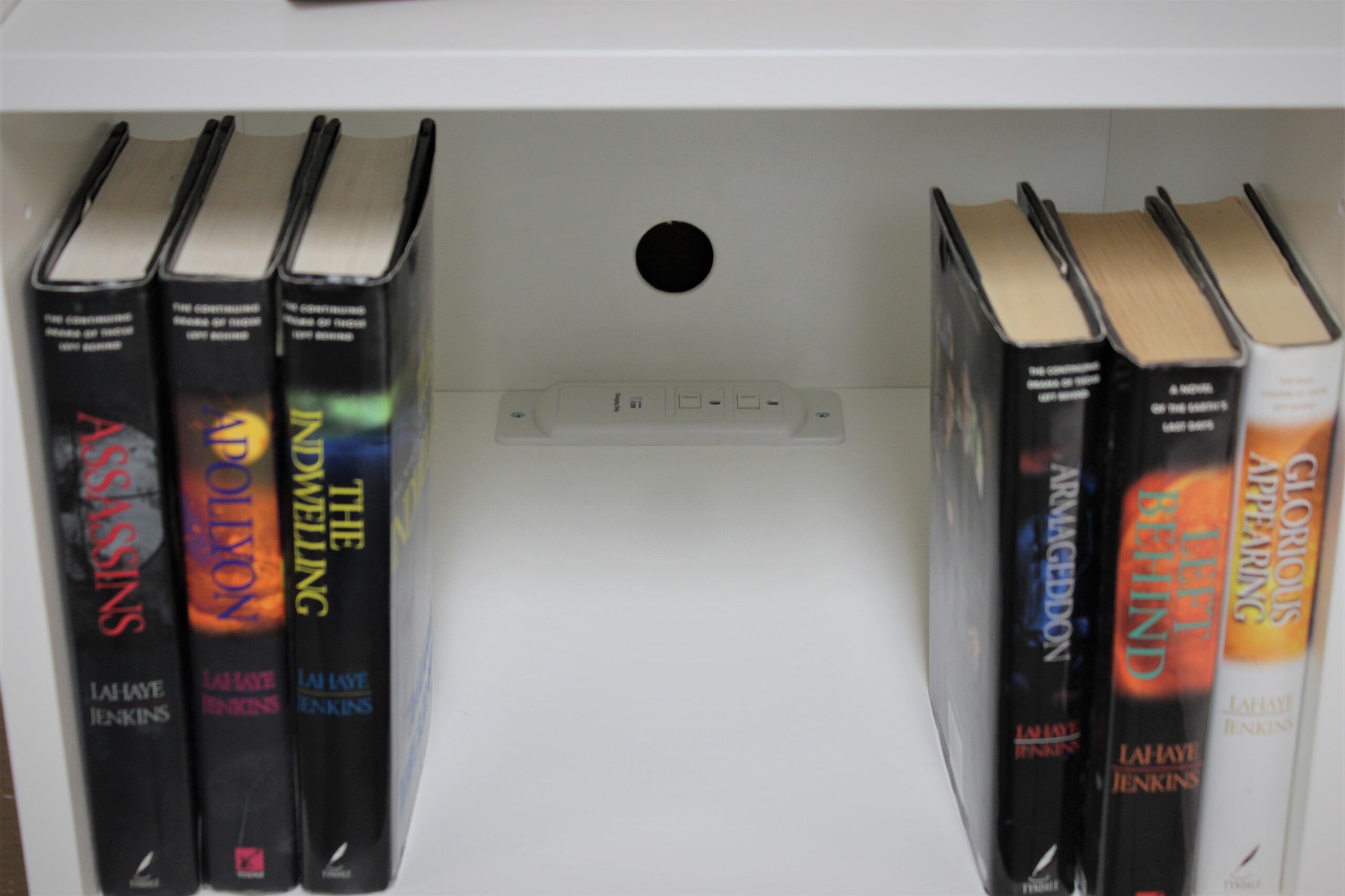 Templeton Murphy Bed Bookcase Charging Station