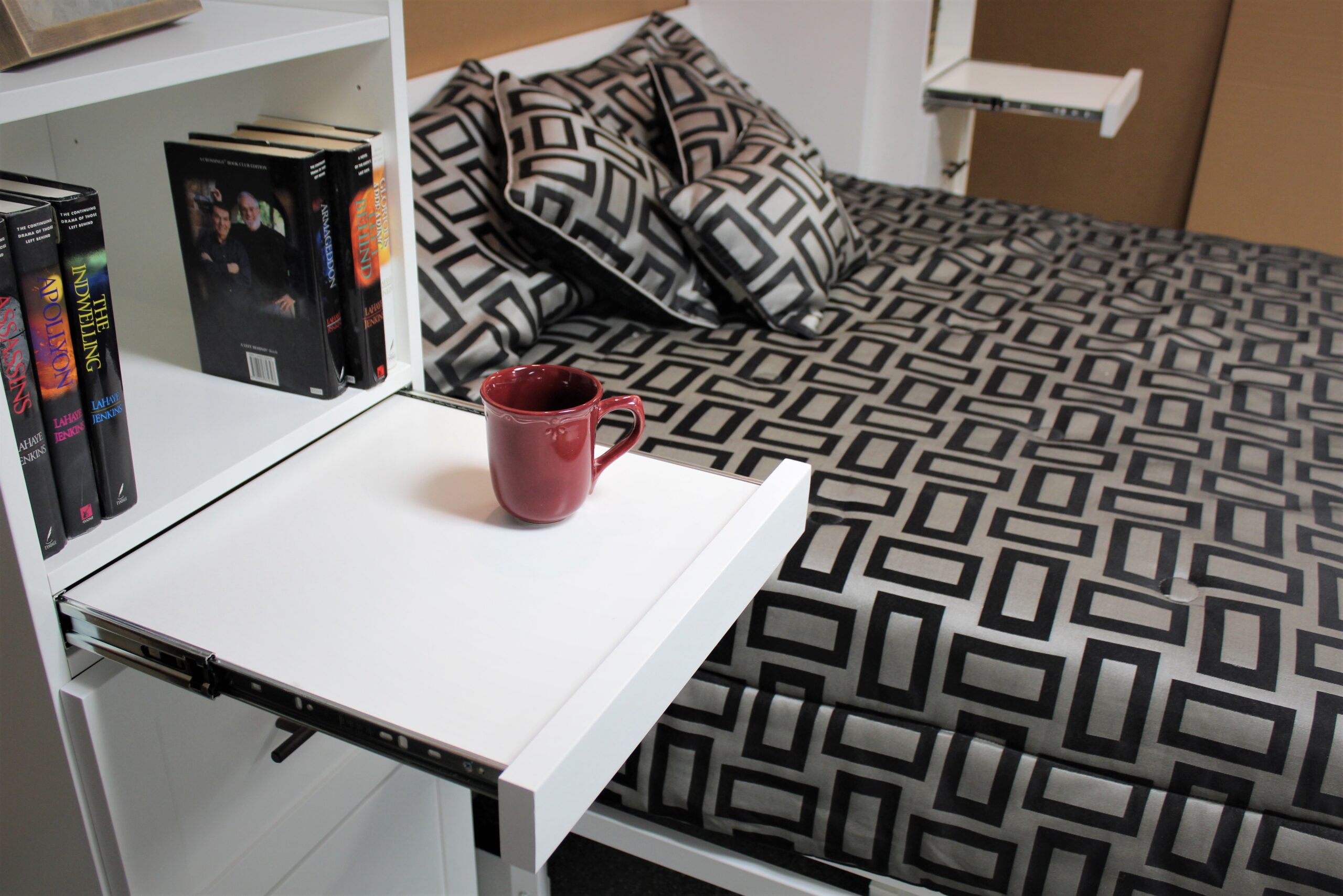 Templeton Murphy Bed Drink Tray Open