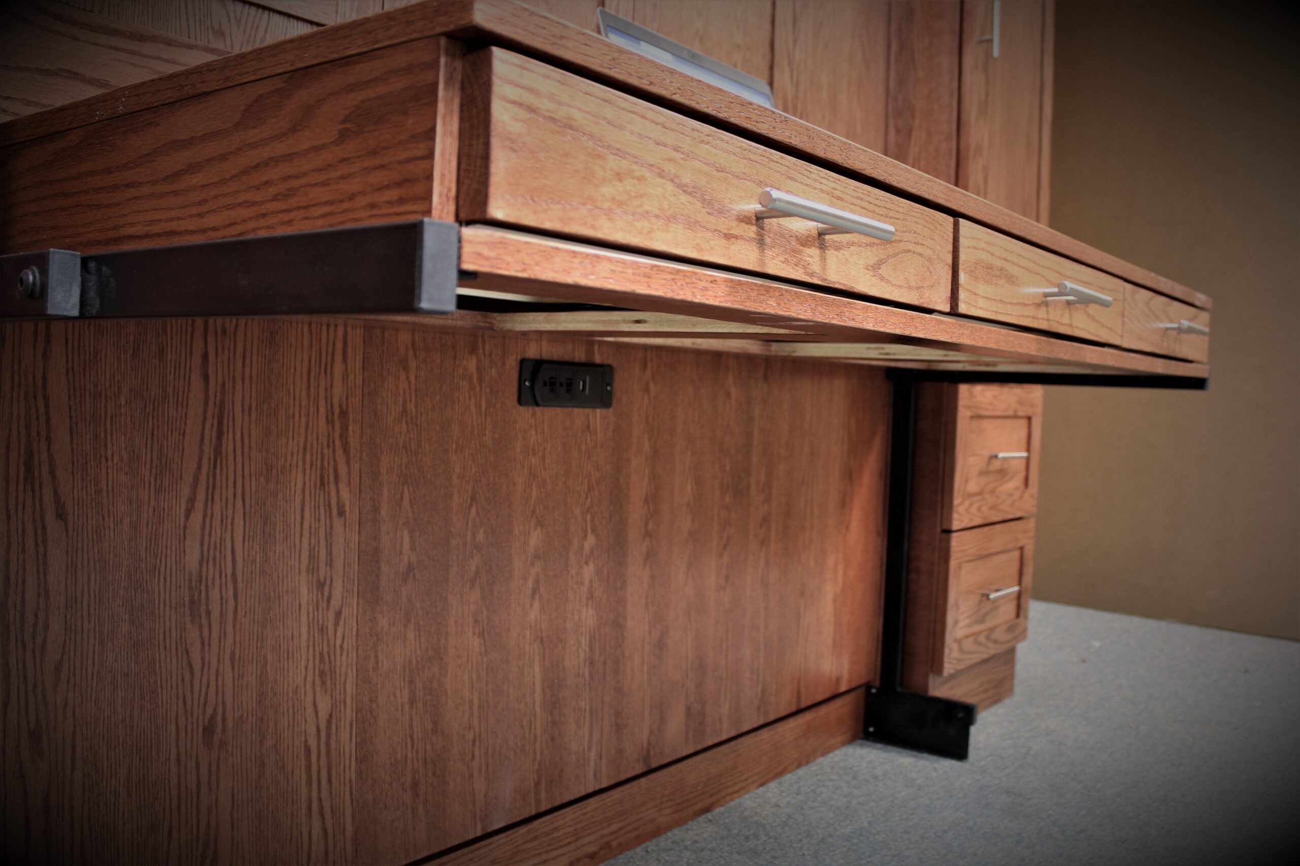 Templeton Murphy Bed Desk Drawer closed