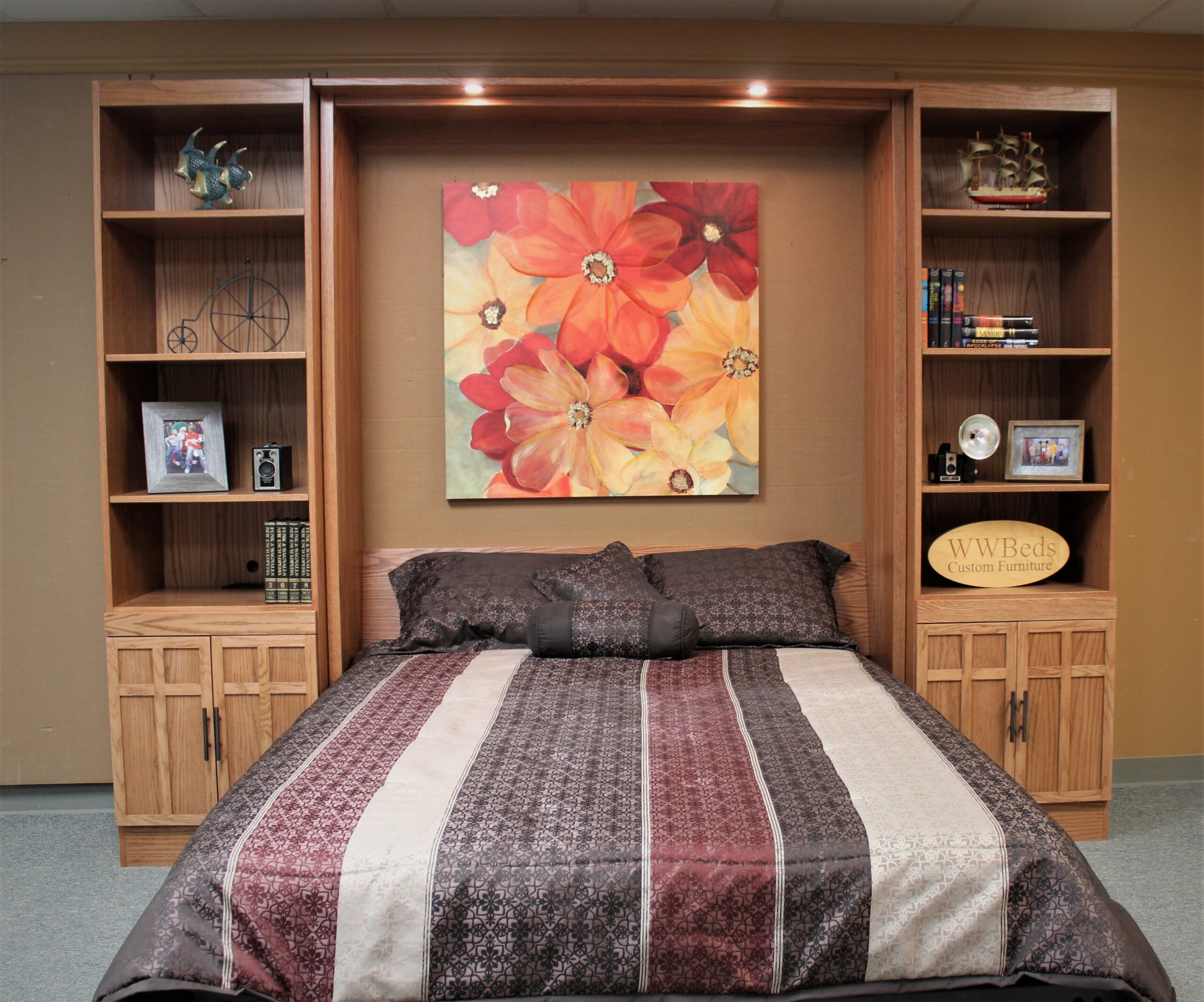 FLW Murphy Bed Front Open