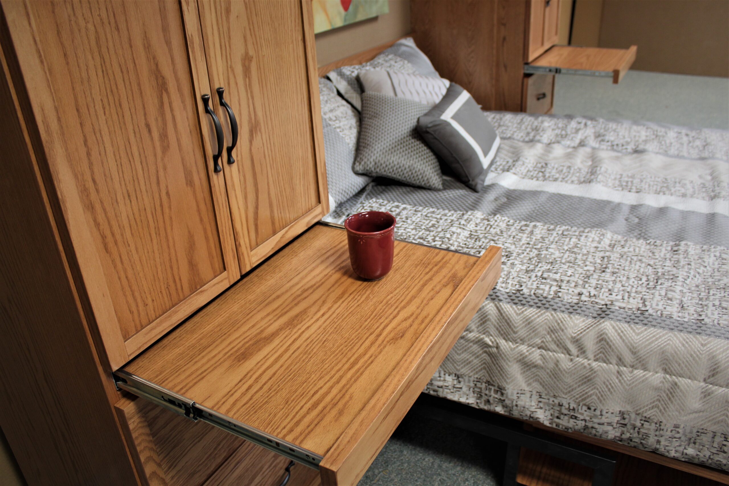 FLW Murphy Bed Drink Tray Open