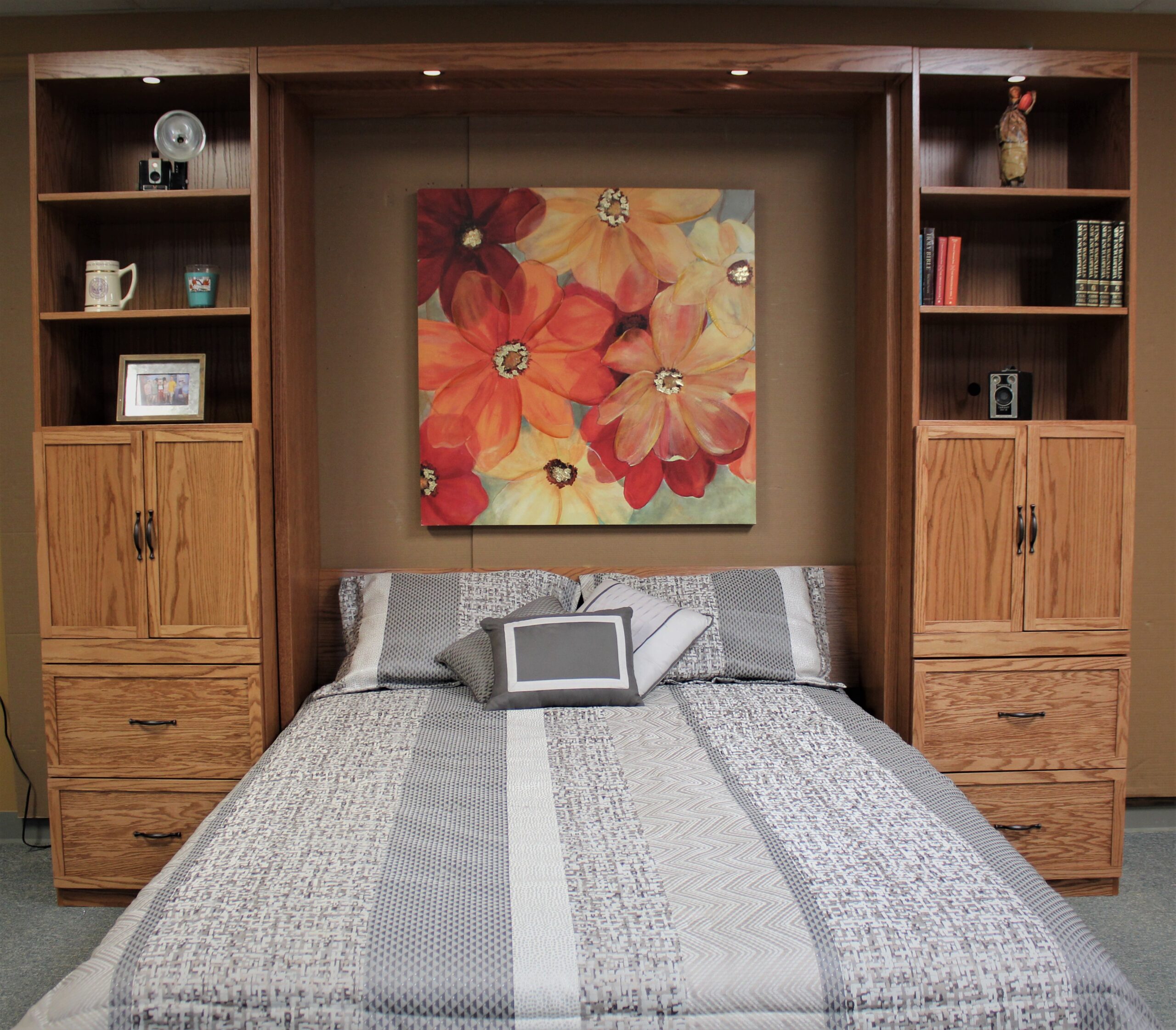 FLW Murphy Bed Front Open