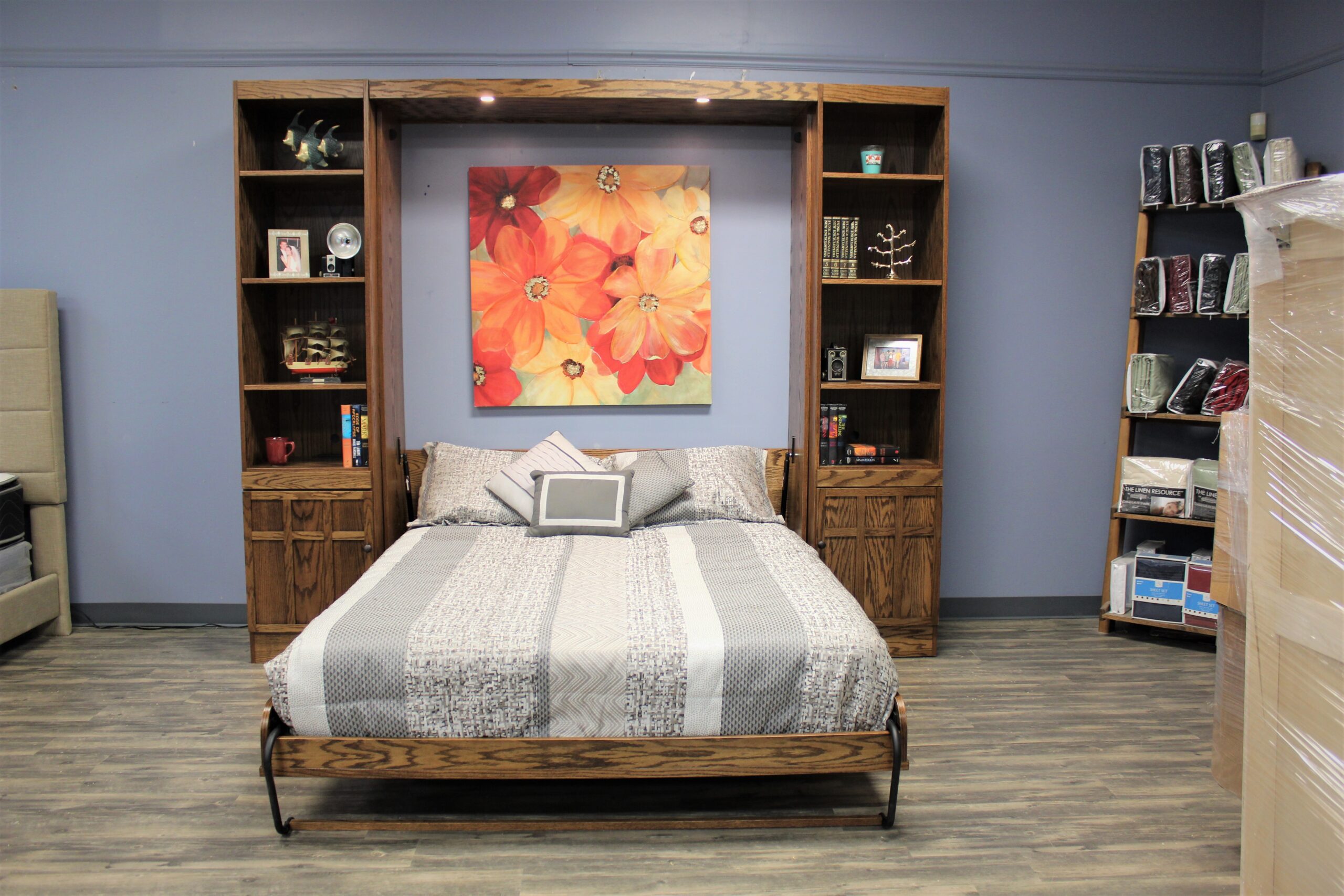 FLW Murphy Bed Front Open