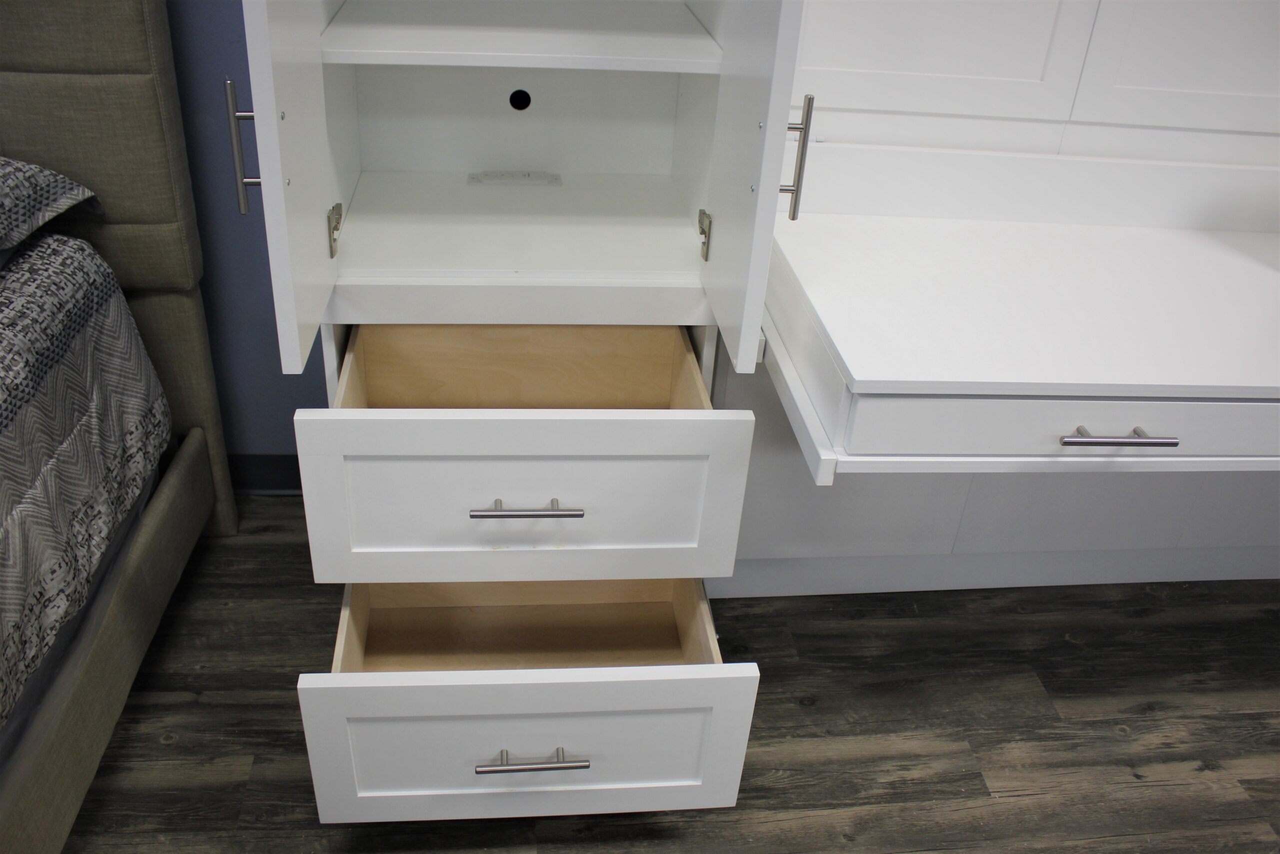 Templeton Murphy Bed Bookcase Drawers