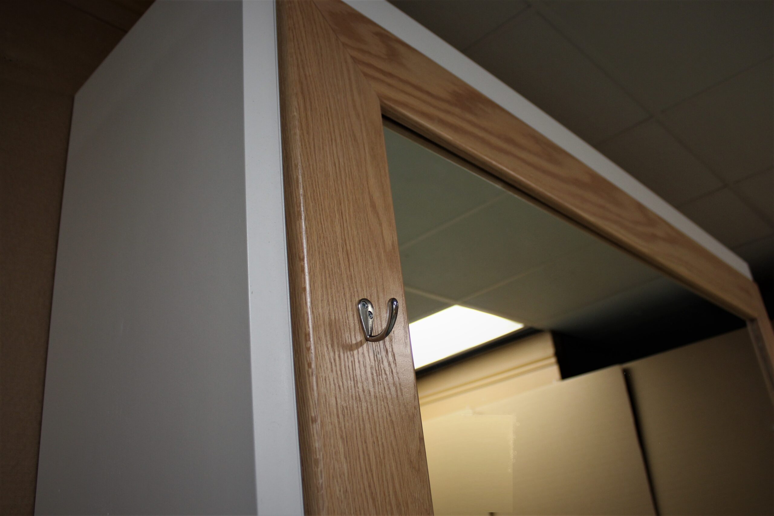 Mirror Murphy Bed Wood Frame and hook