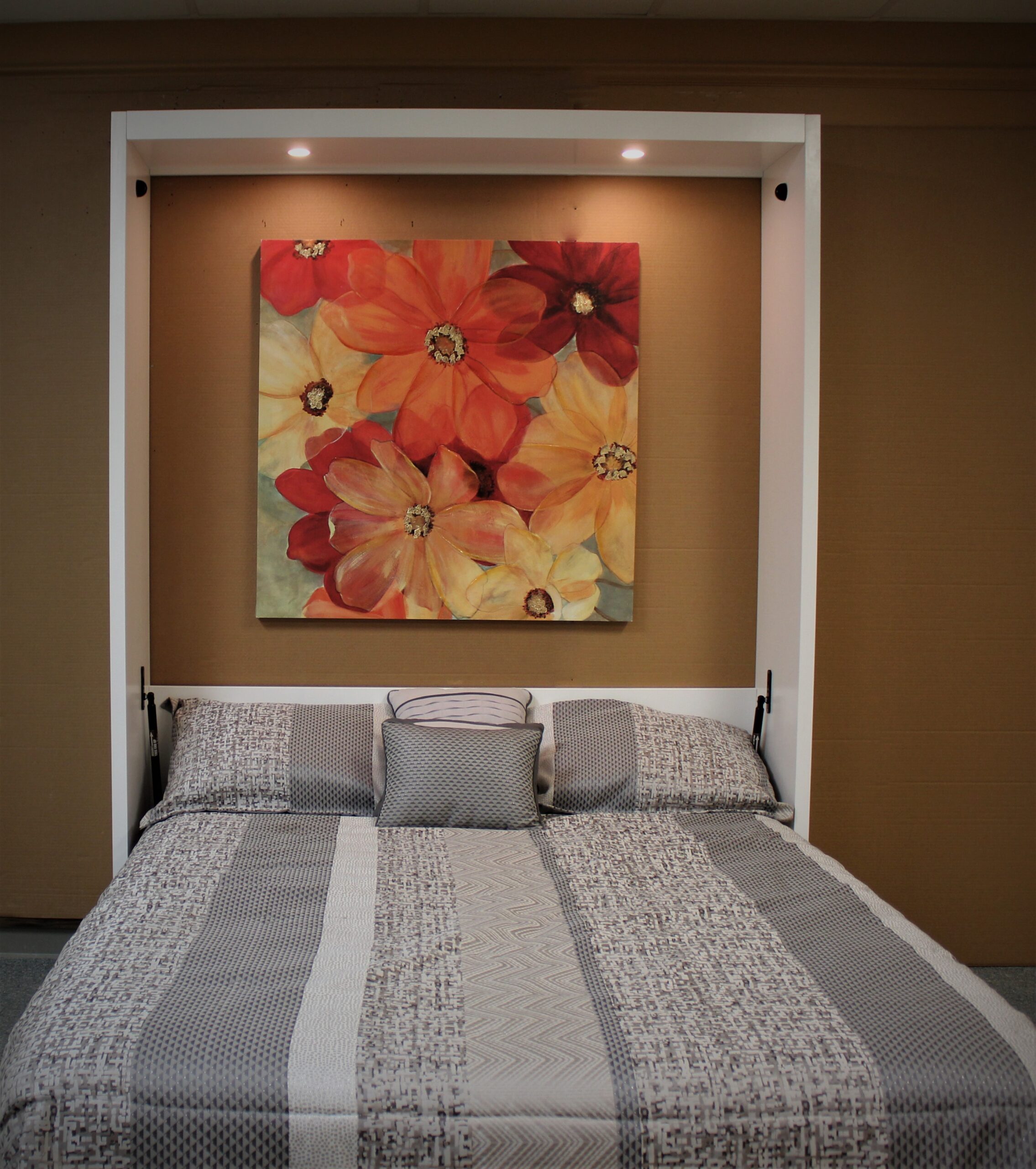 Mirror Murphy Bed Front Open