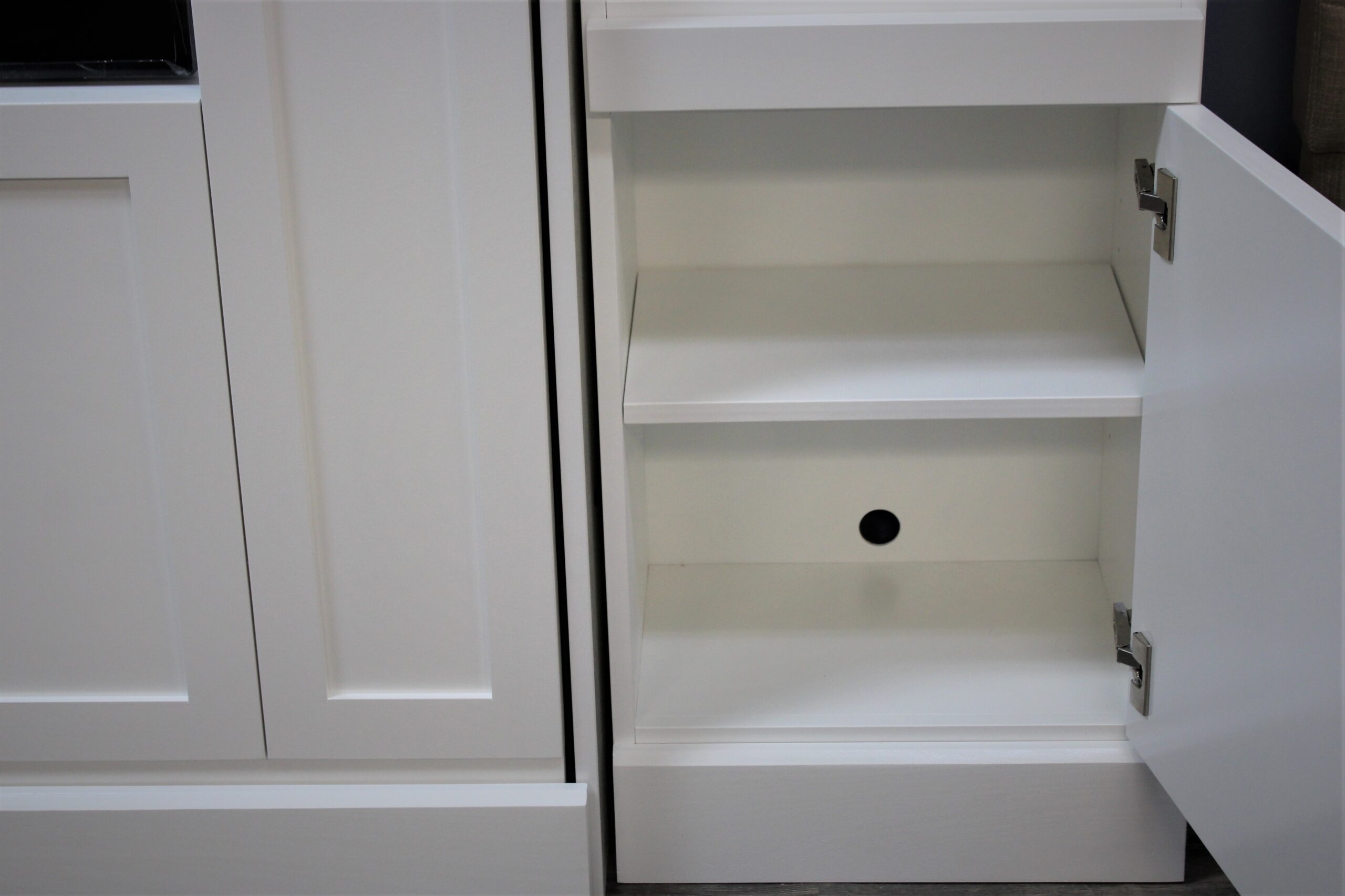 Entertainment Center Murphy Bed Bookcase Door Open