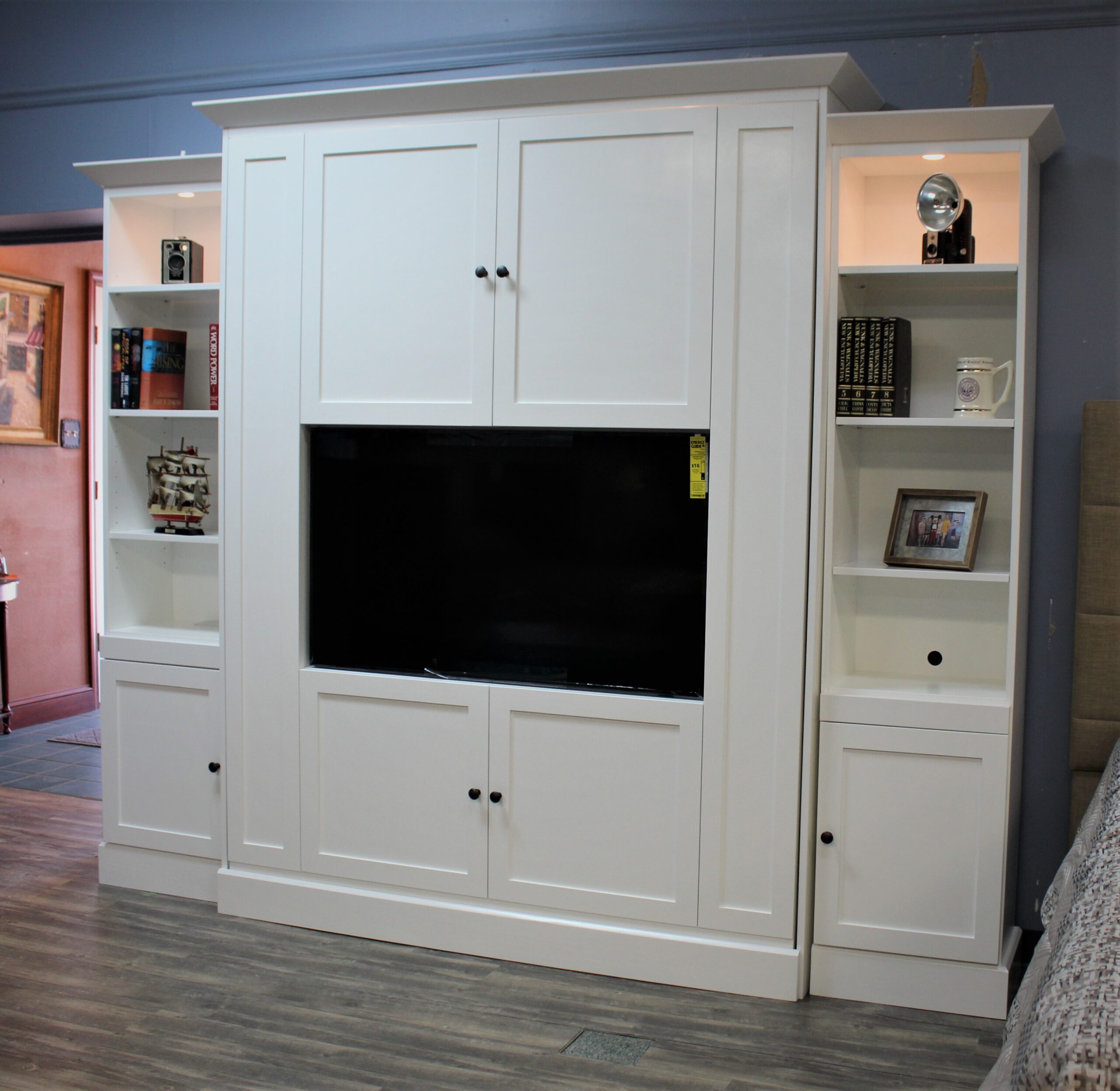 Entertainment Center Murphy Bed Shown Closed