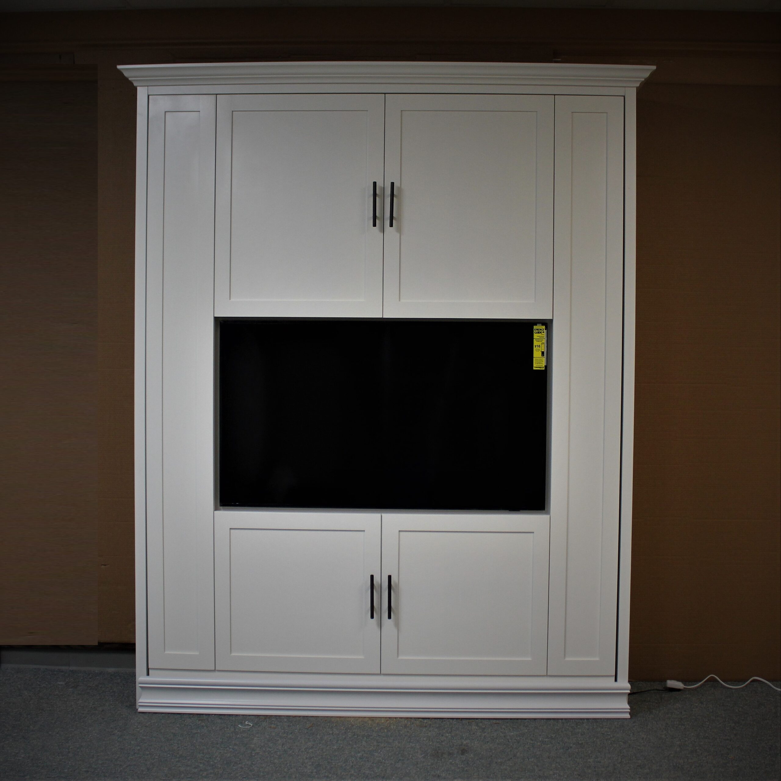Entertainment Center Murphy Wall Bed Shown Closed Front View