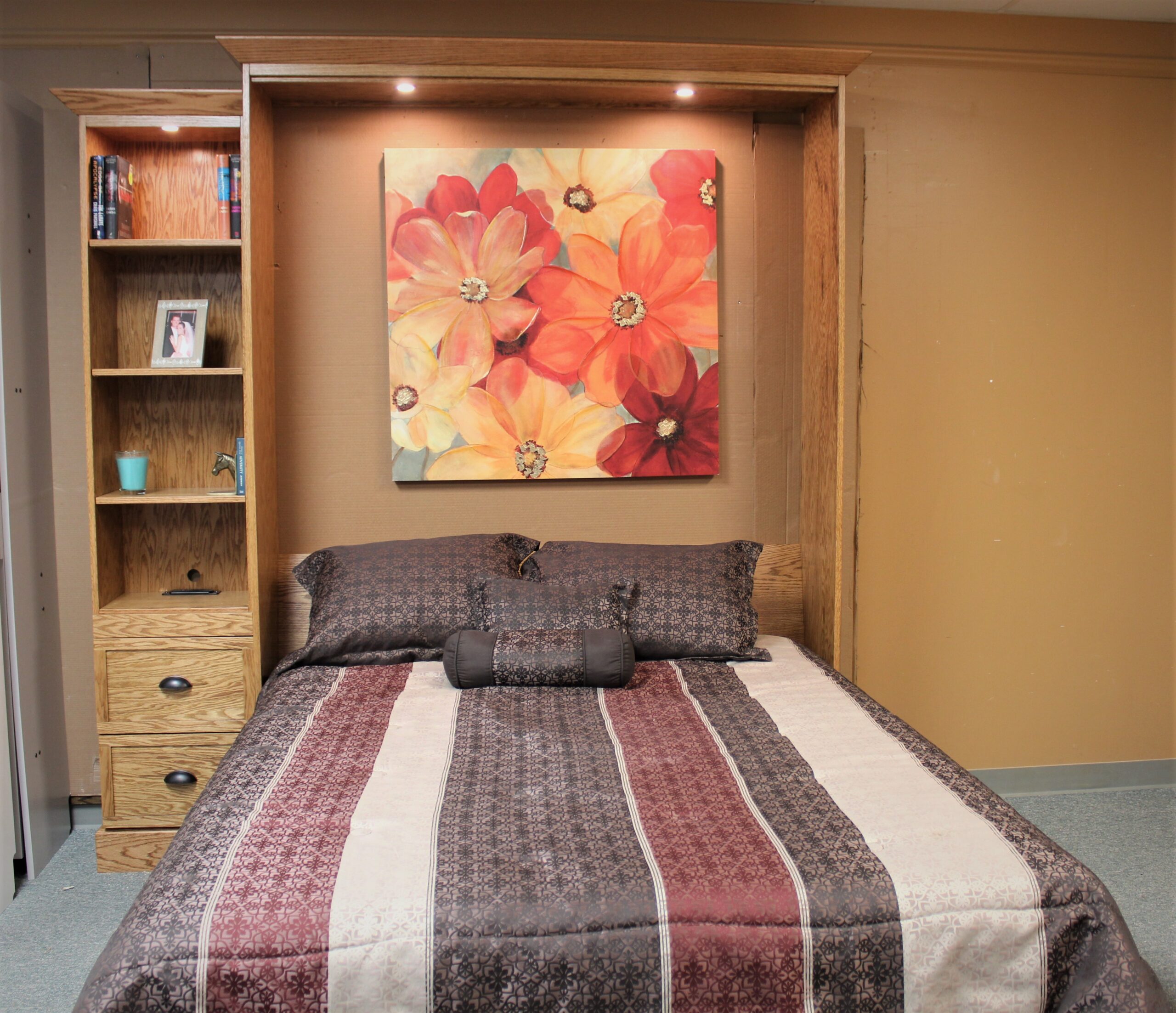 FLW Murphy Bed Front Open