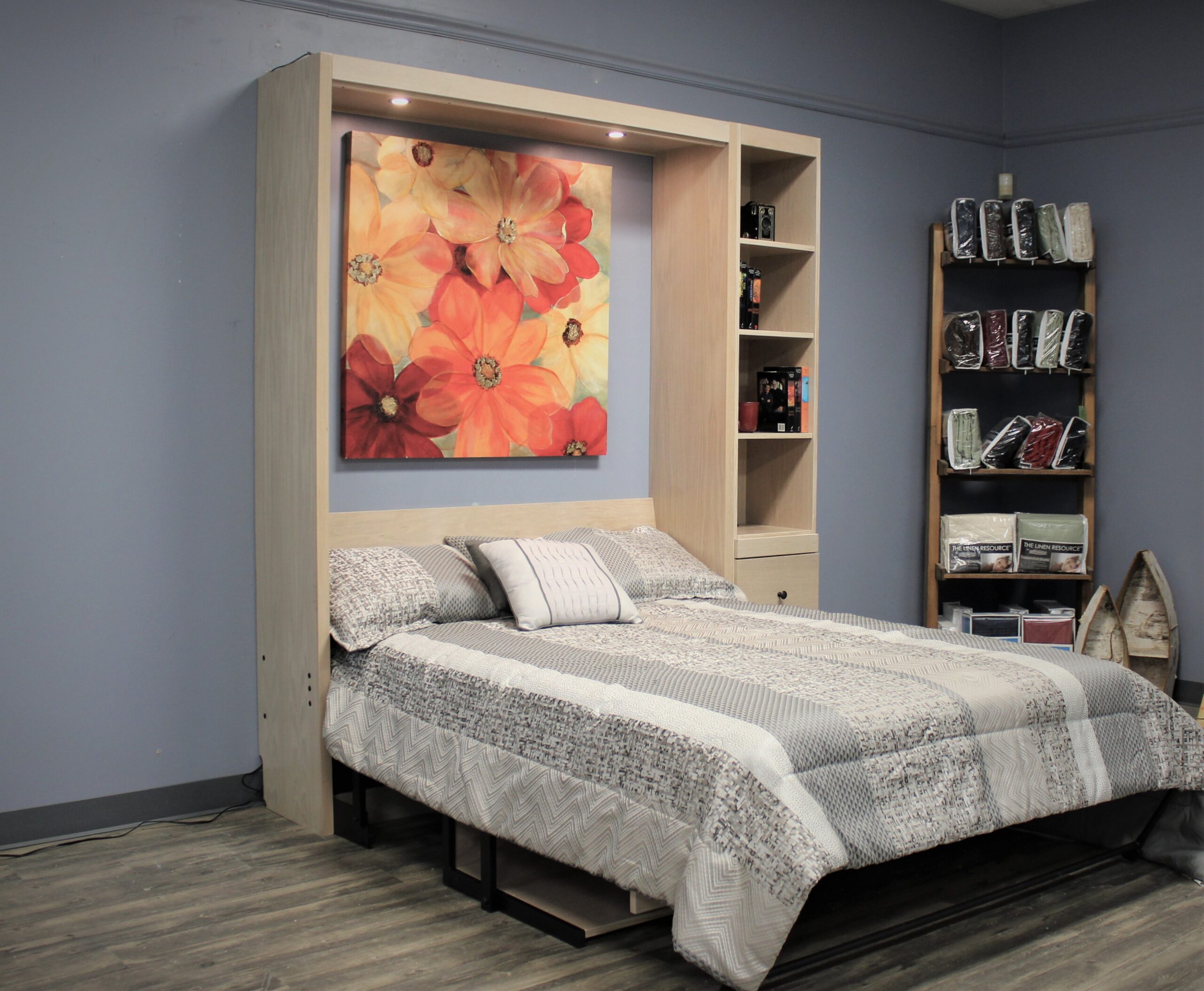 Alpine Murphy Bed Side Open