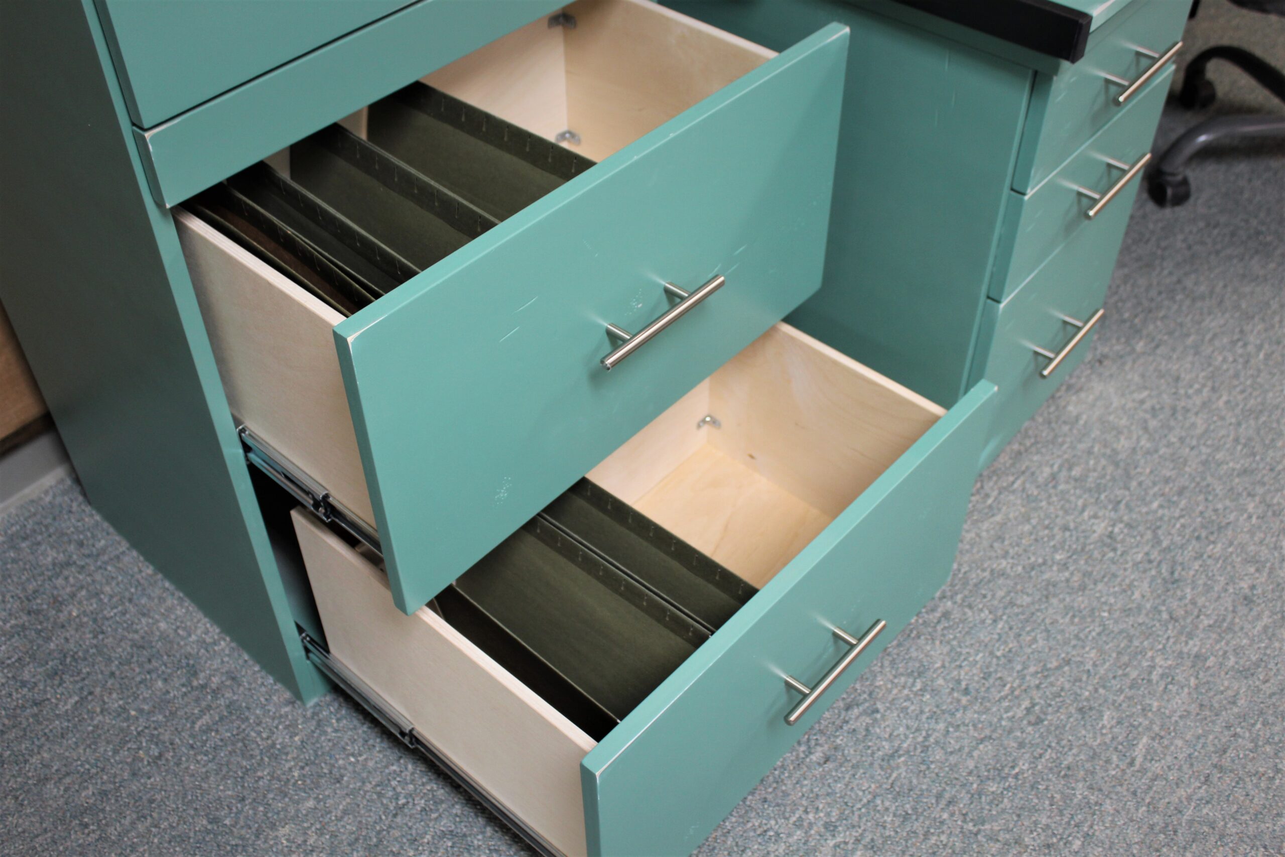 Alpine Murphy Bed File Drawers