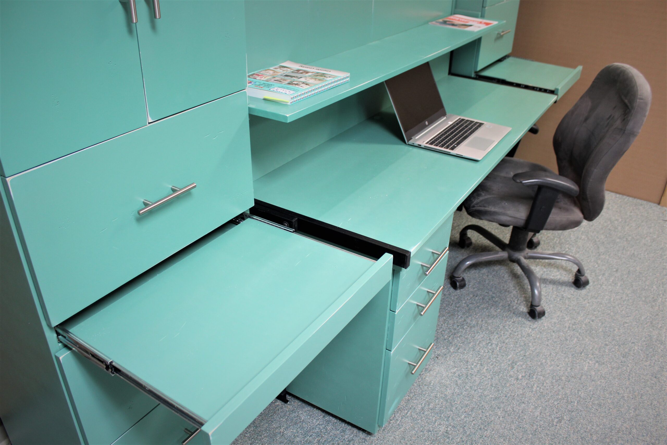 Alpine Murphy Bed Desk and Drink Tray