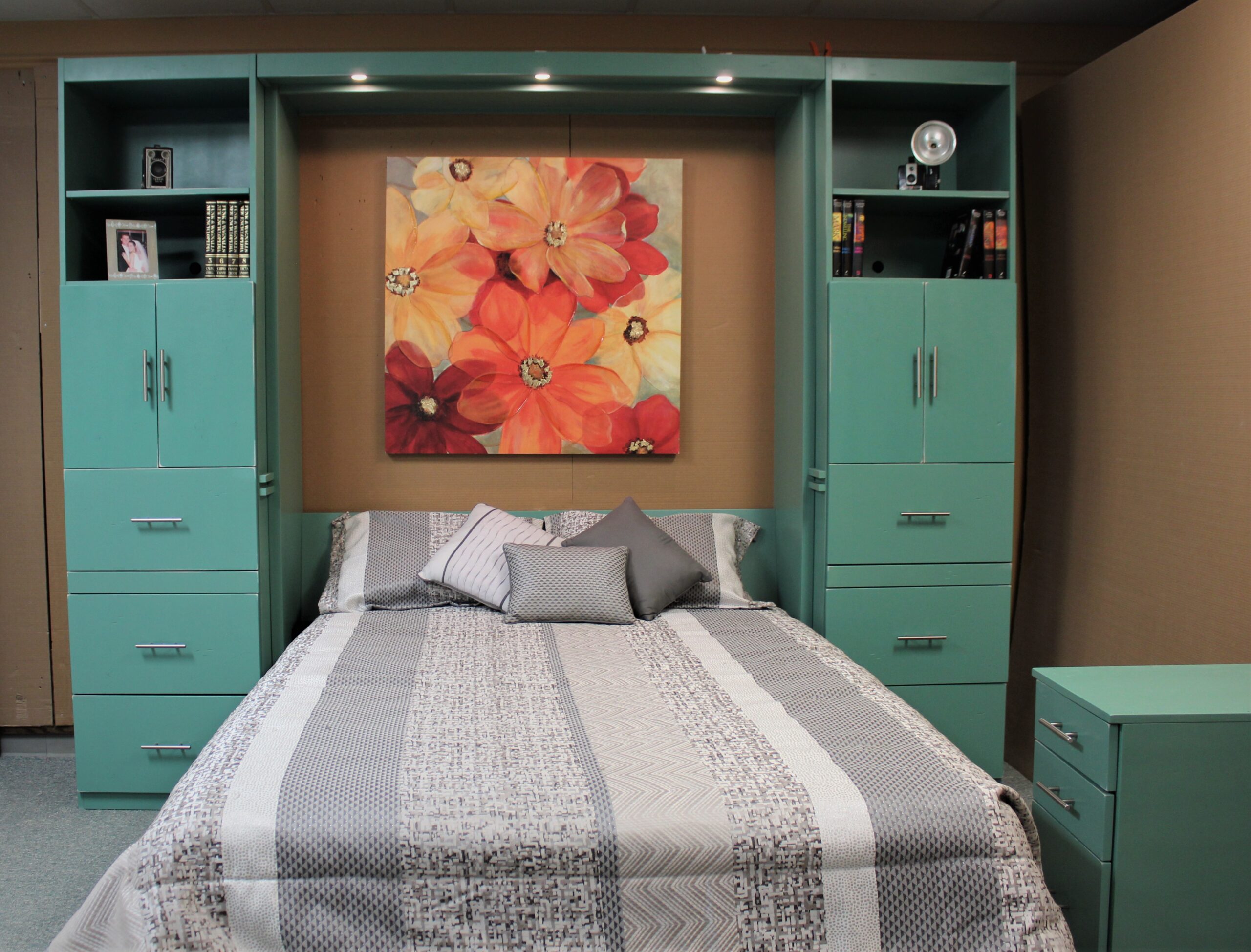 Alpine Murphy Bed Front Open