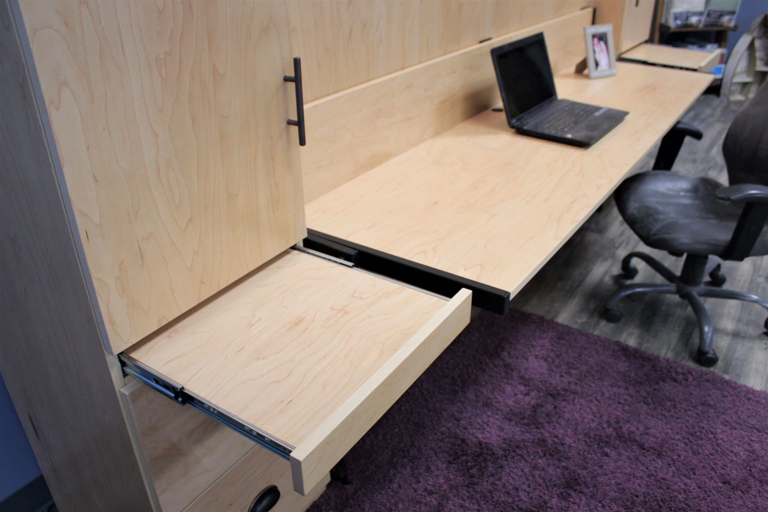 Alpine Murphy Bed Drink Tray and Desk