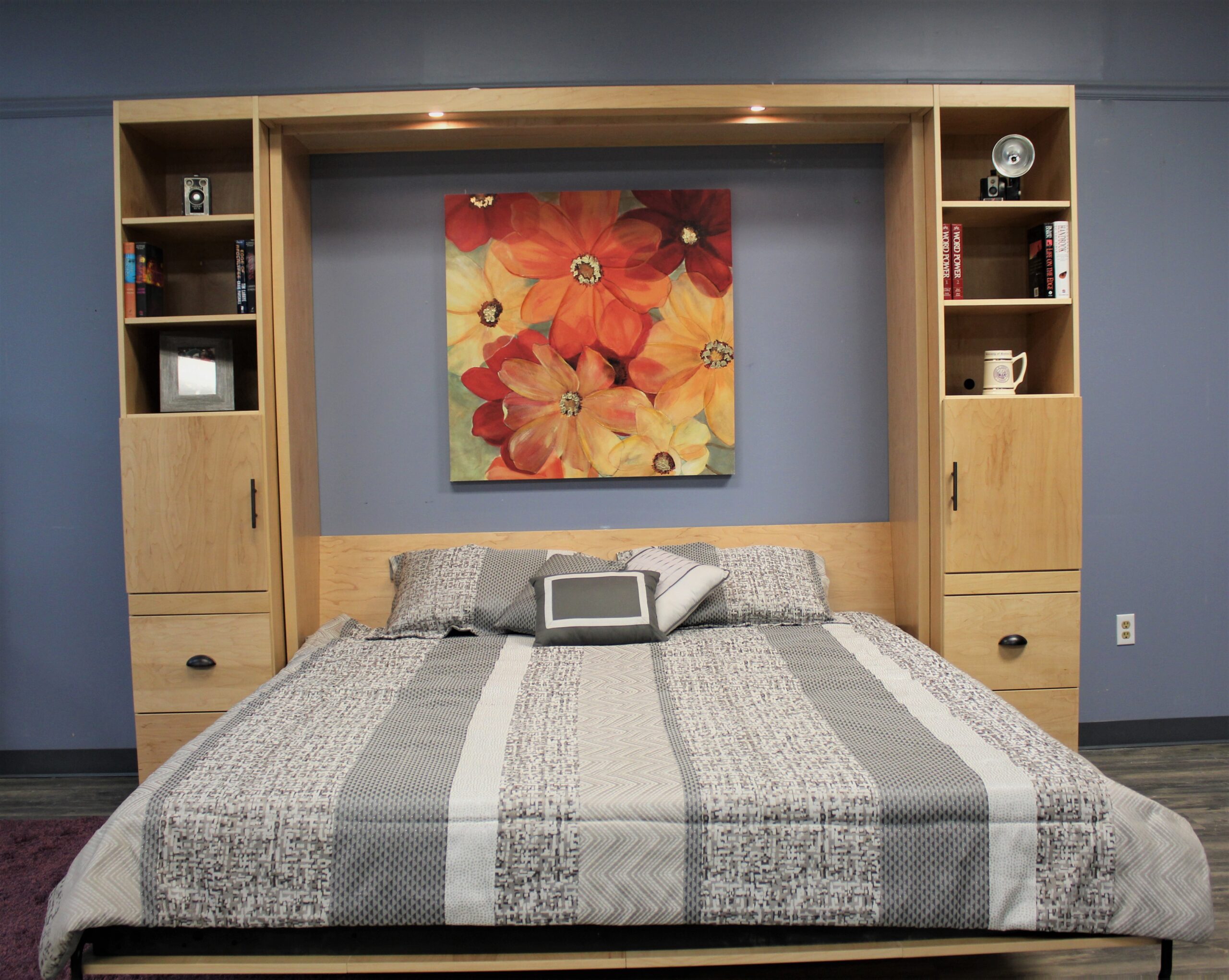 Alpine Murphy Bed Front Open