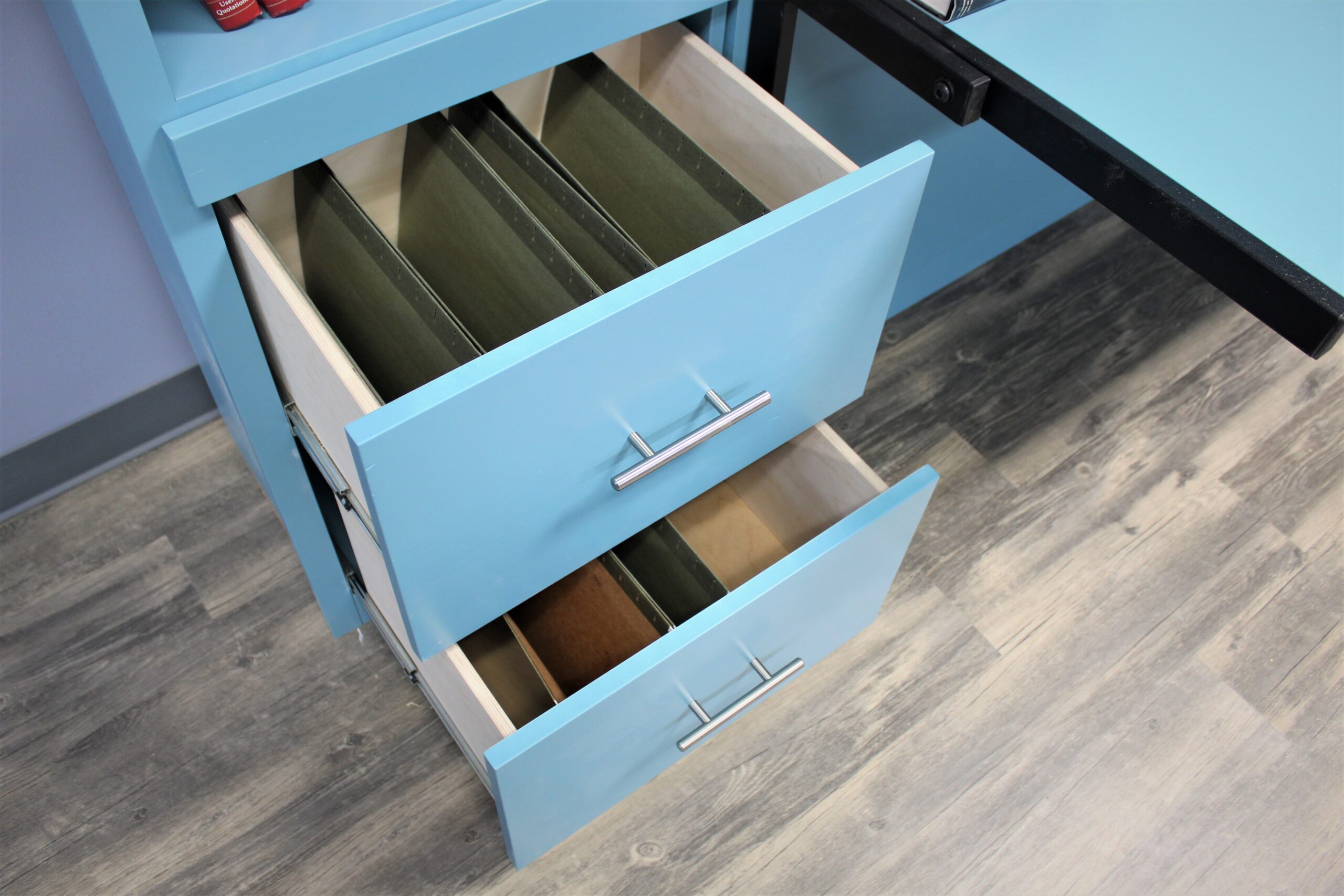 Alpine Murphy Bed File Drawers