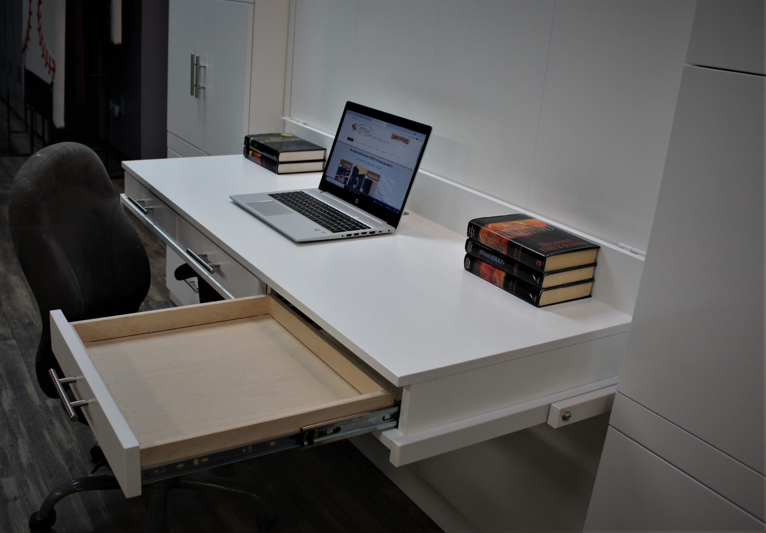 Alpine Murphy Bed Pencil Drawers