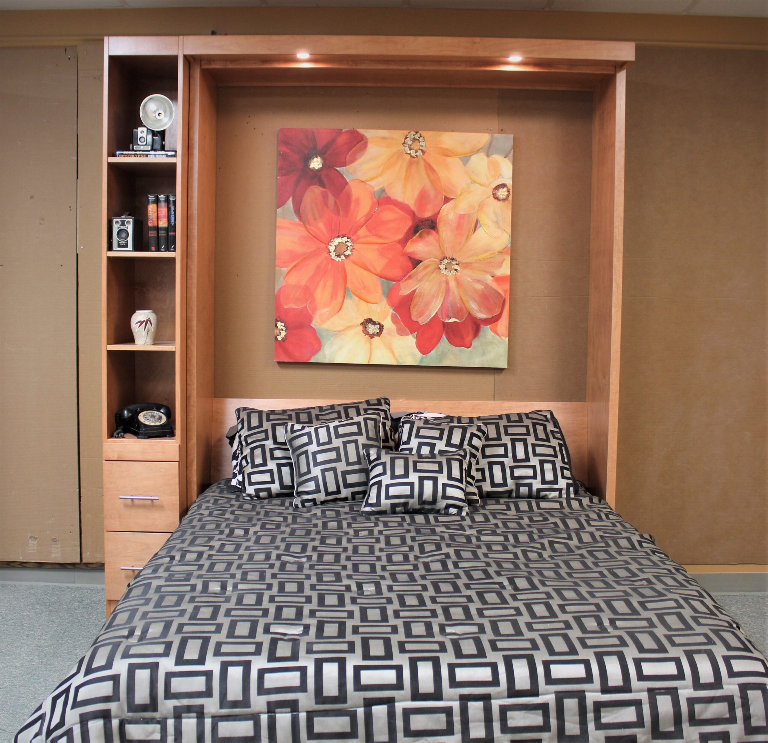 Alpine Murphy Bed Front Open