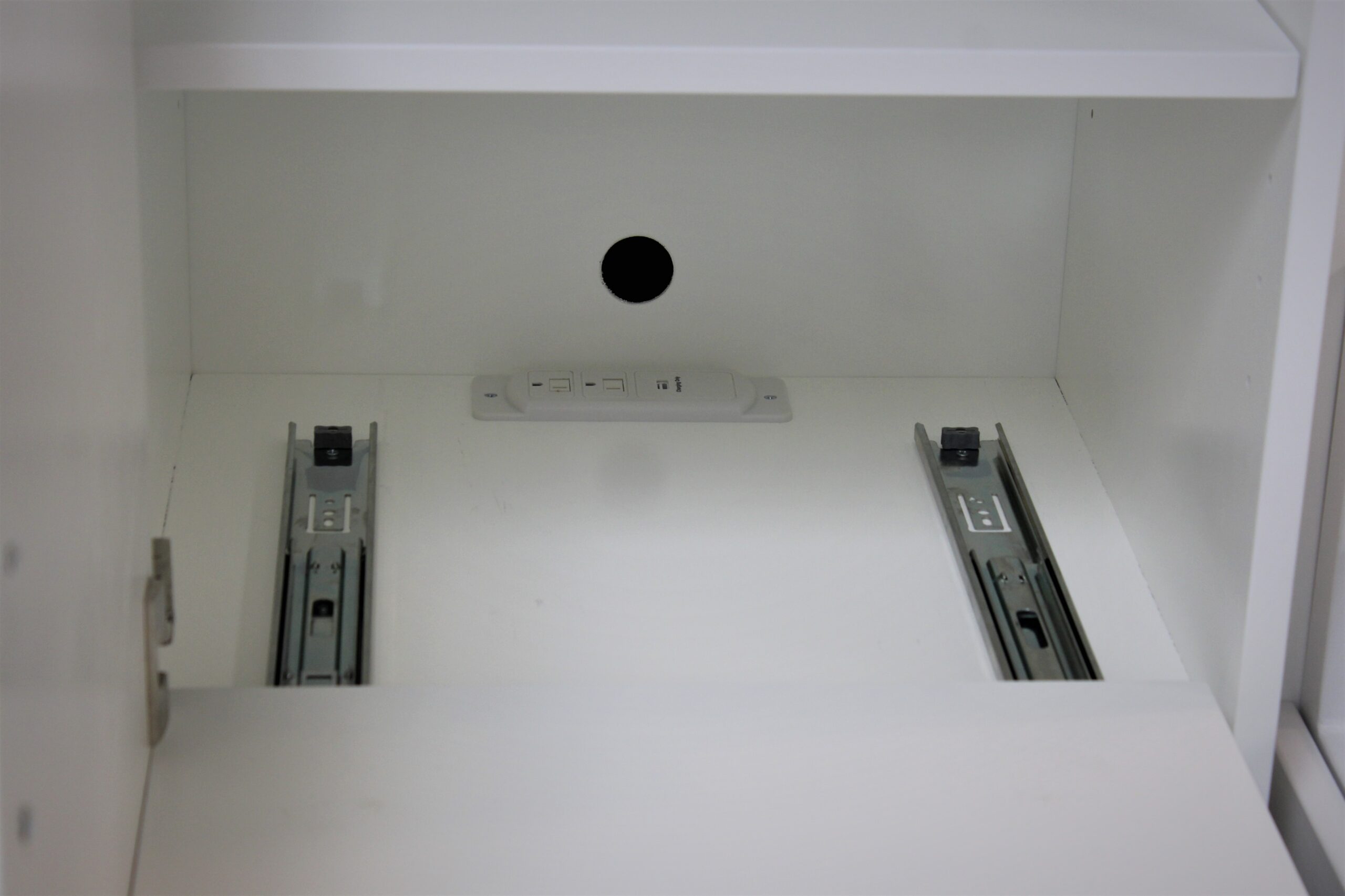 Barn Door Murphy Bed Bookcase Charging Station