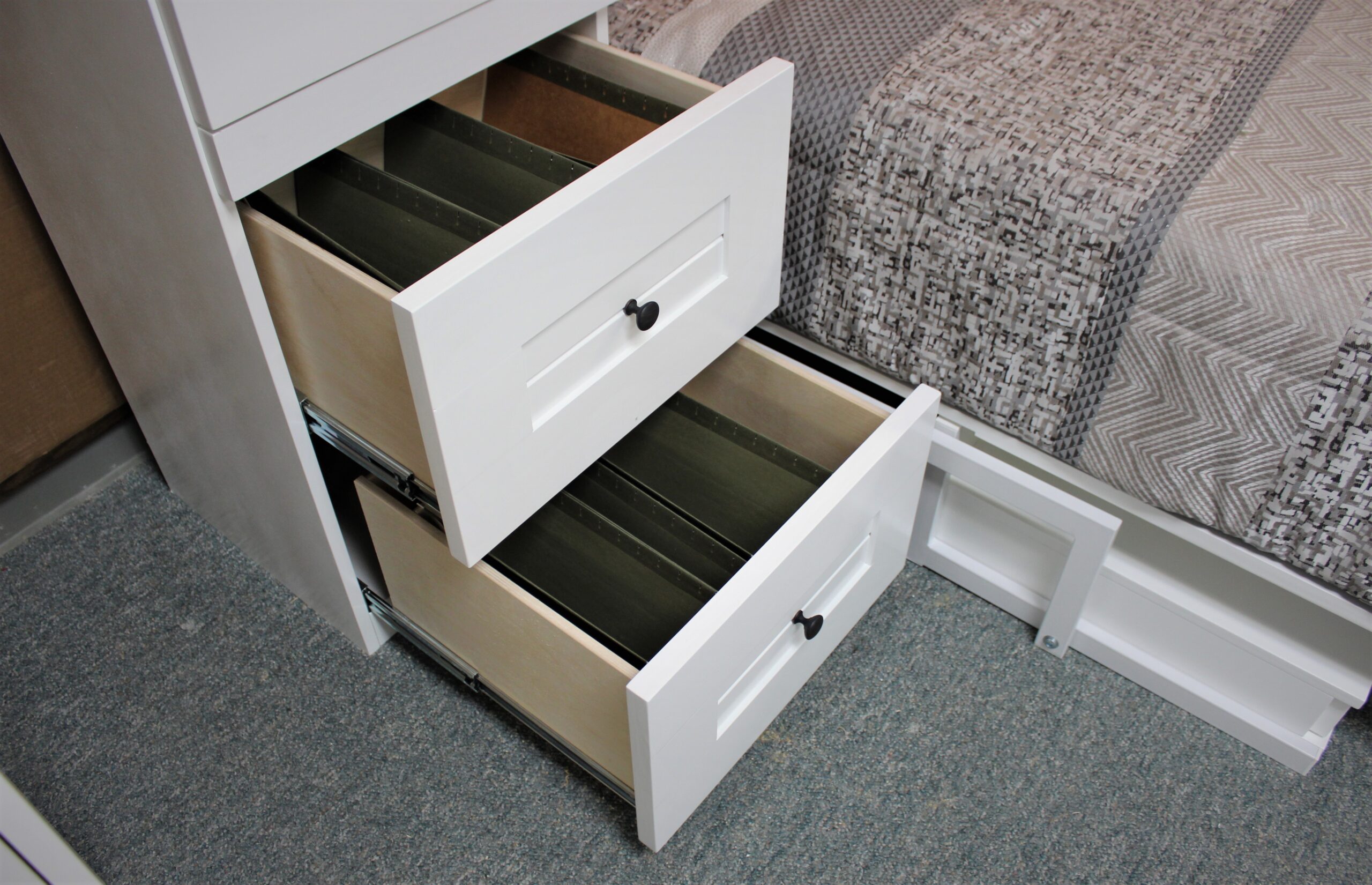 Barn Door Murphy Bed File Drawers