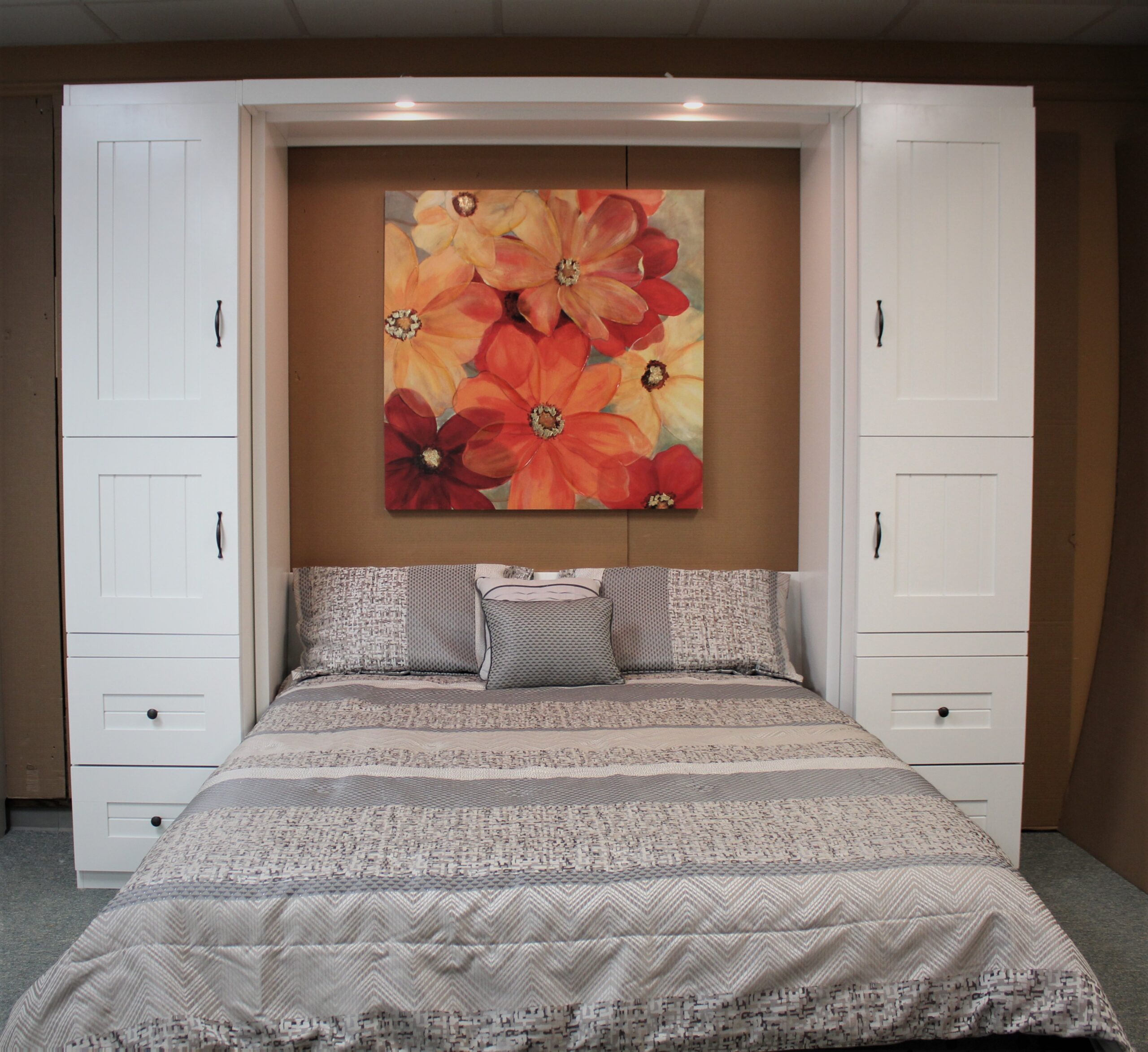 Barn Door Murphy Bed Front Open