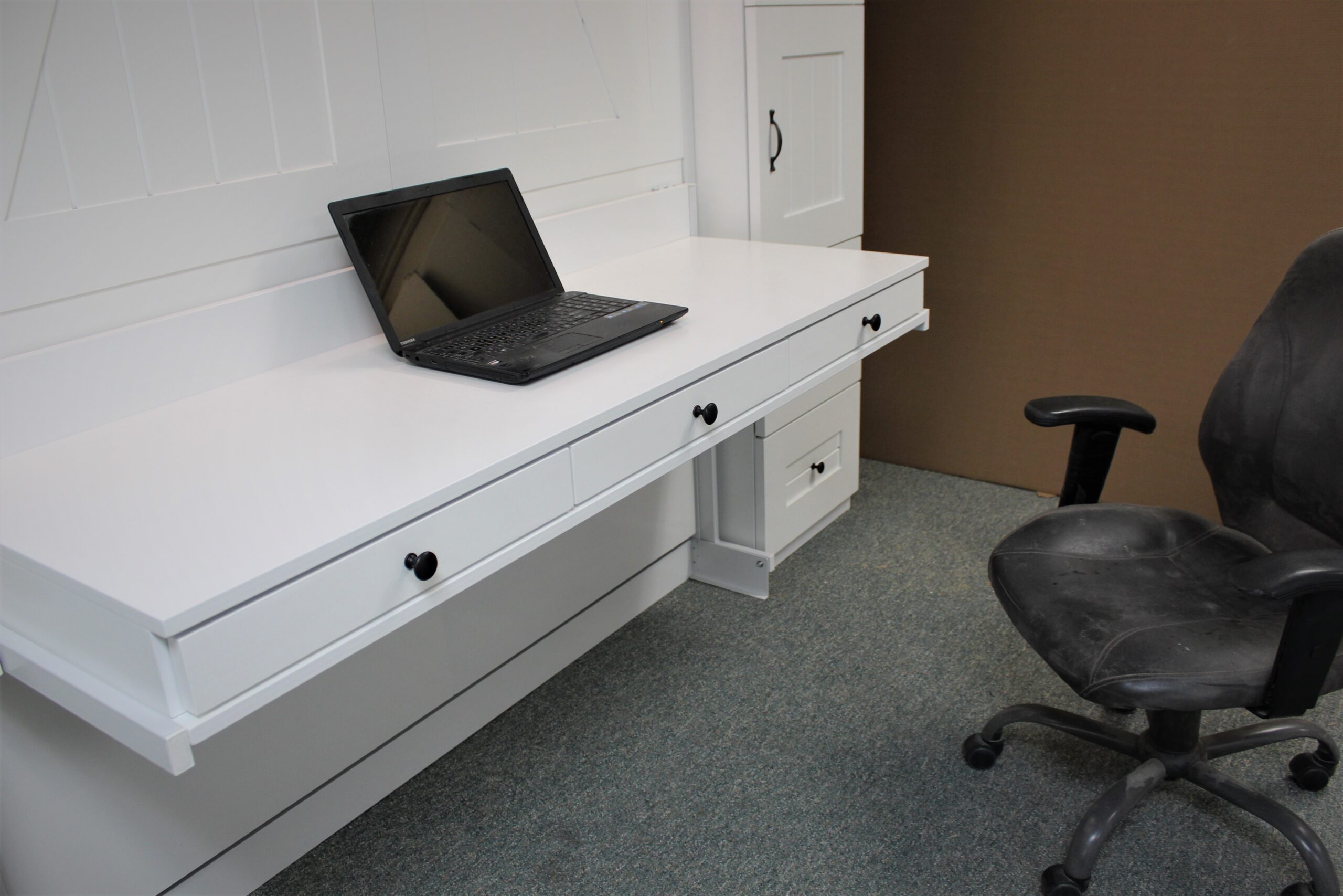Barn Door Murphy Bed Desk