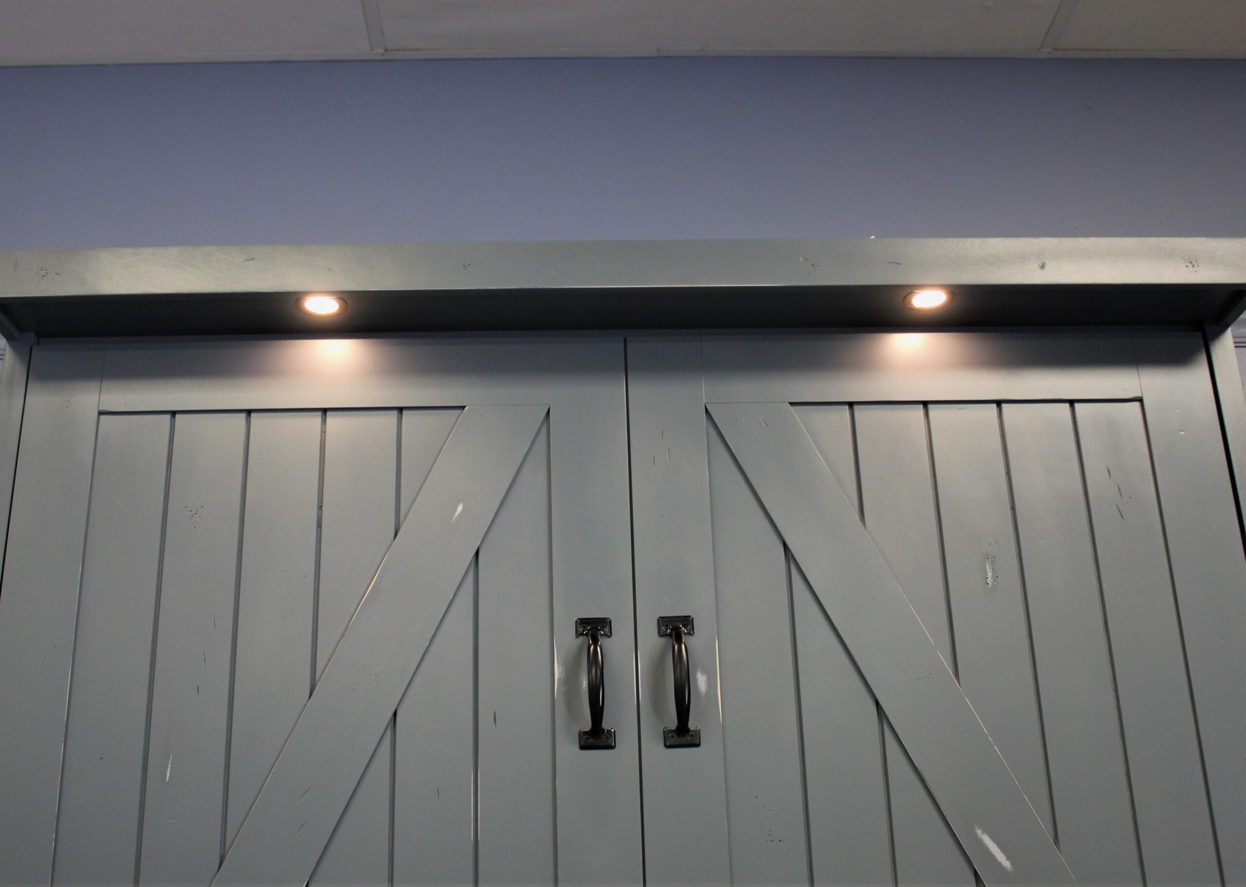 Barn Door Murphy Bed LED Outset Murphy Bed Lights