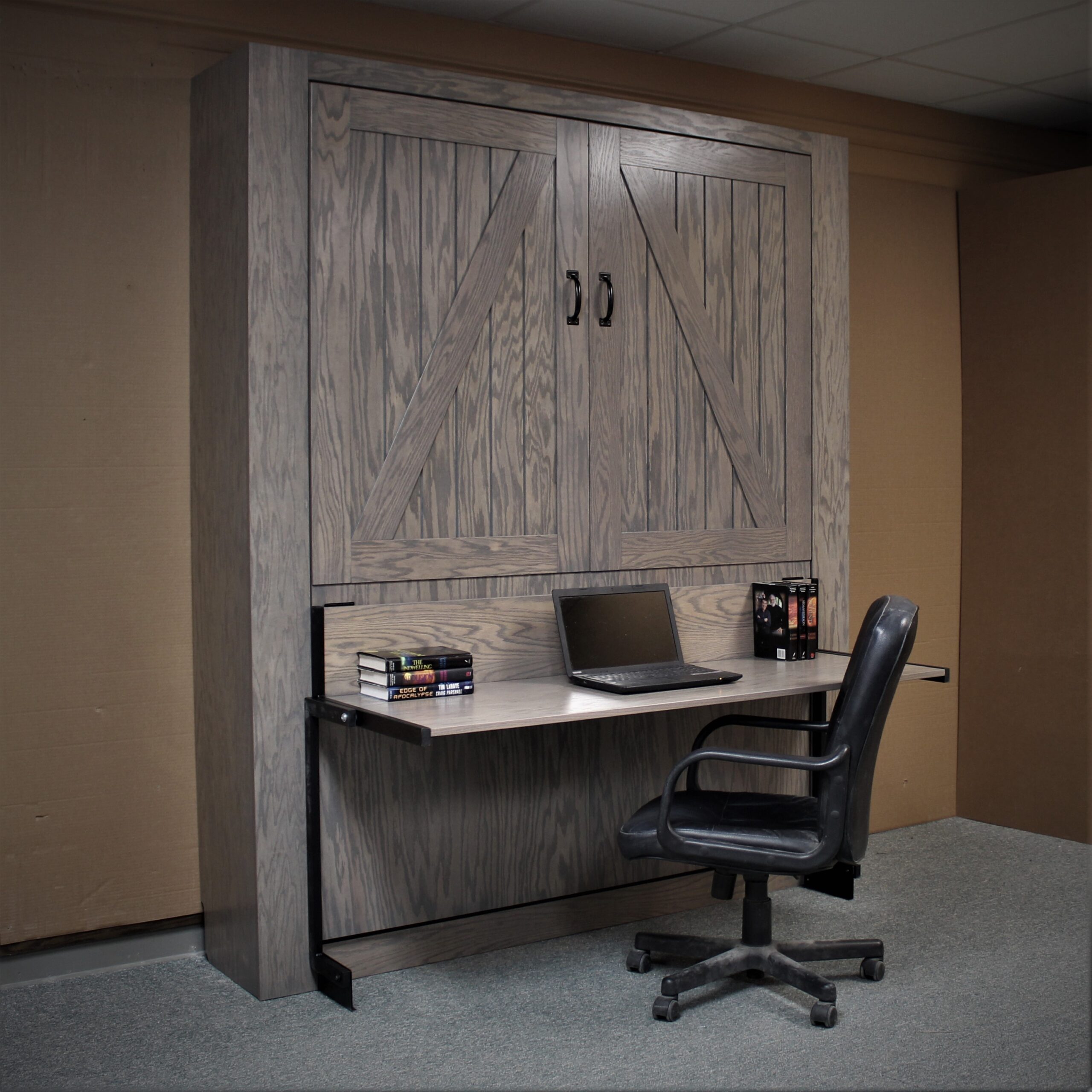 Barn Door Murphy Bed Side Closed