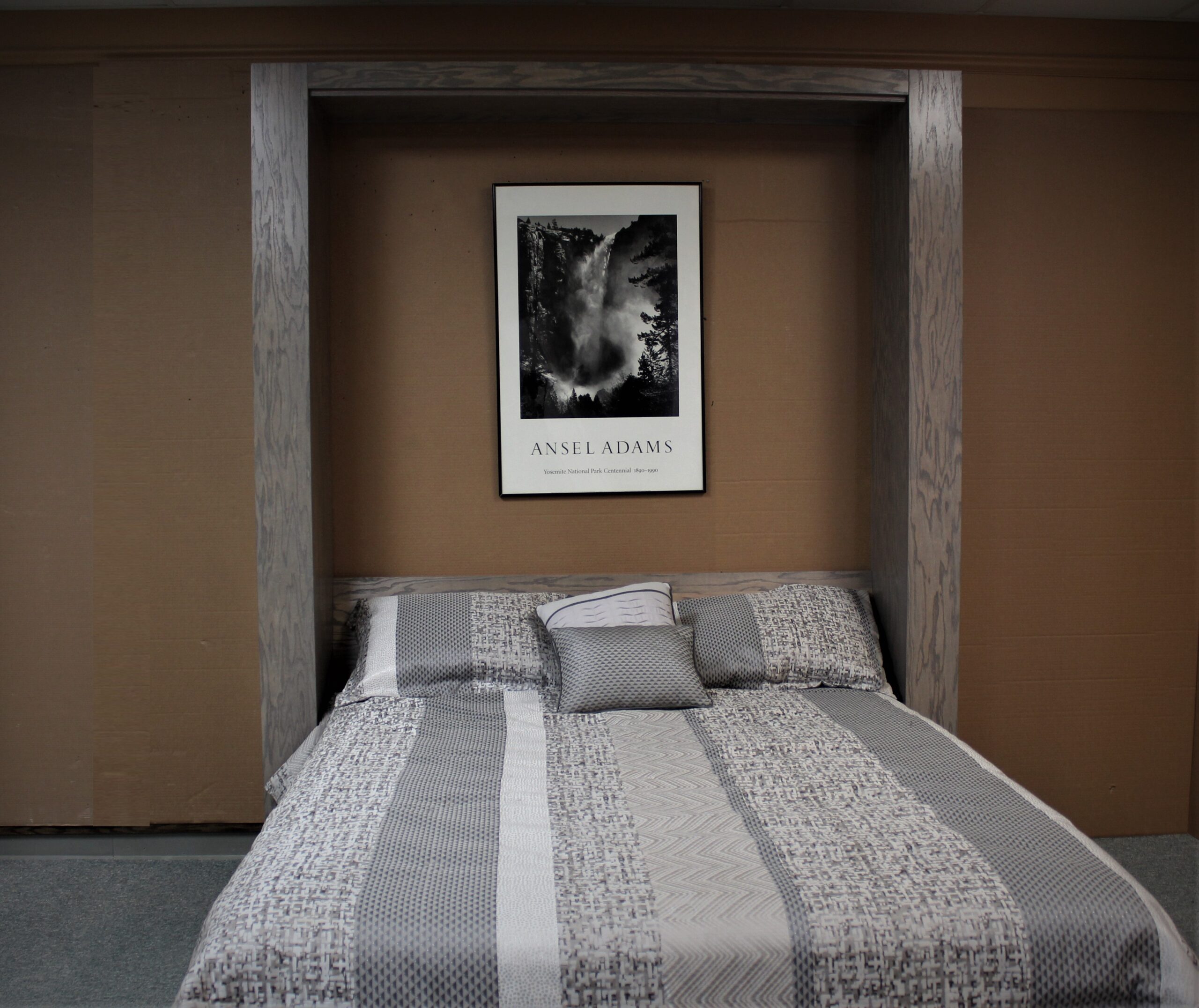 Barn Door Murphy Bed Front Open