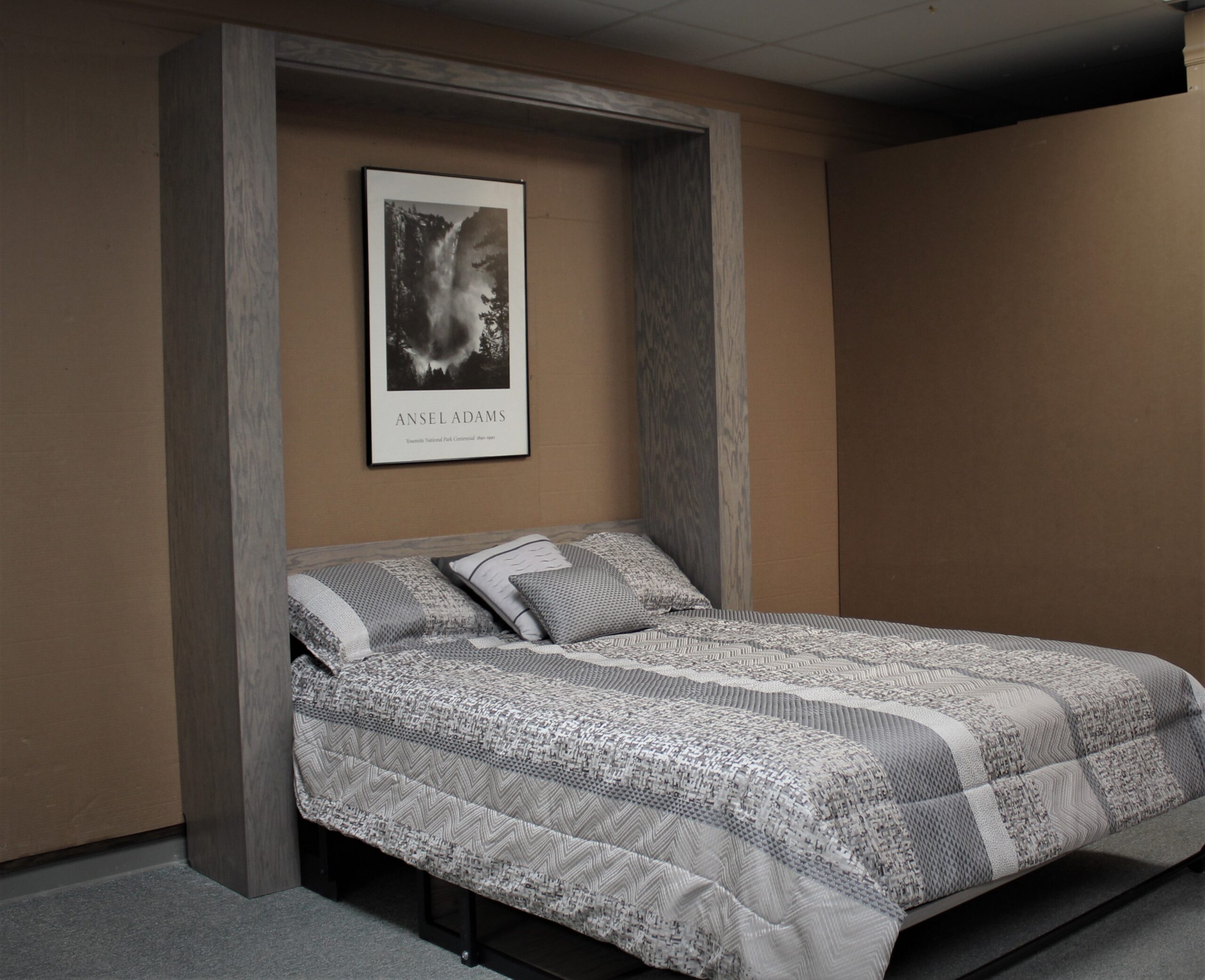 Barn Door Murphy Bed Side Open