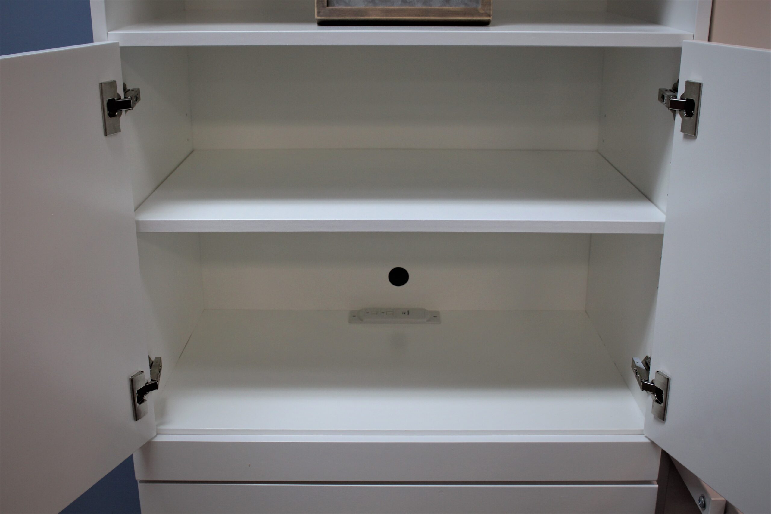 Ginsburg Murphy Bed Bookcase Charging Stations