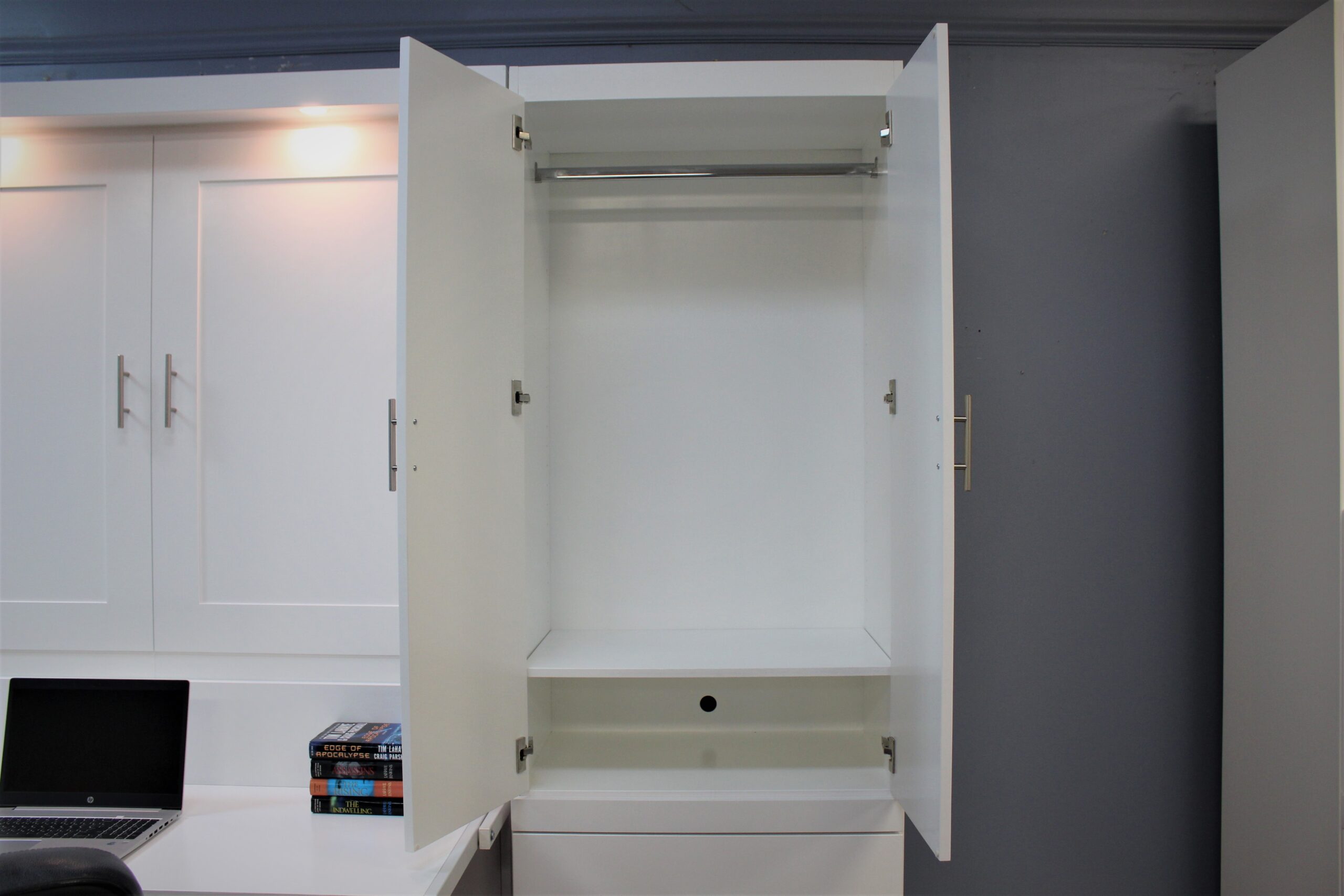 Ginsburg Murphy Bed Wardrobe Shown Open