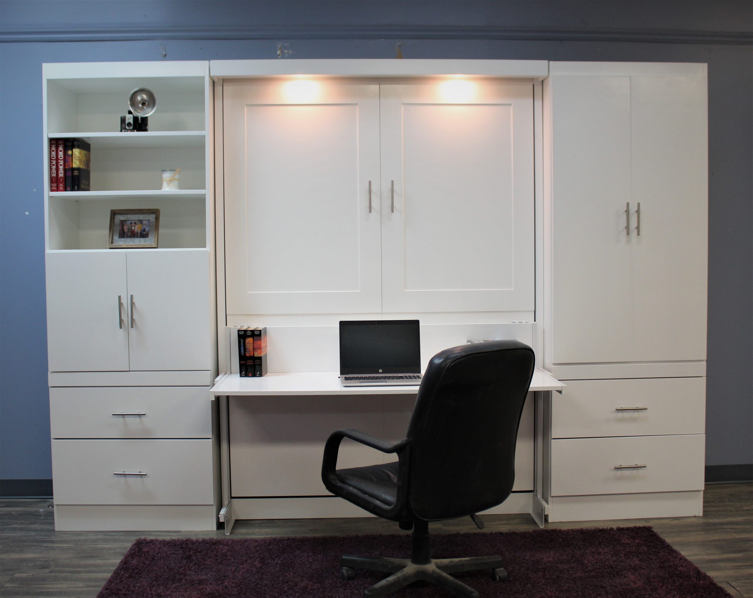 Ginsburg Murphy Bed Front View Shown Closed